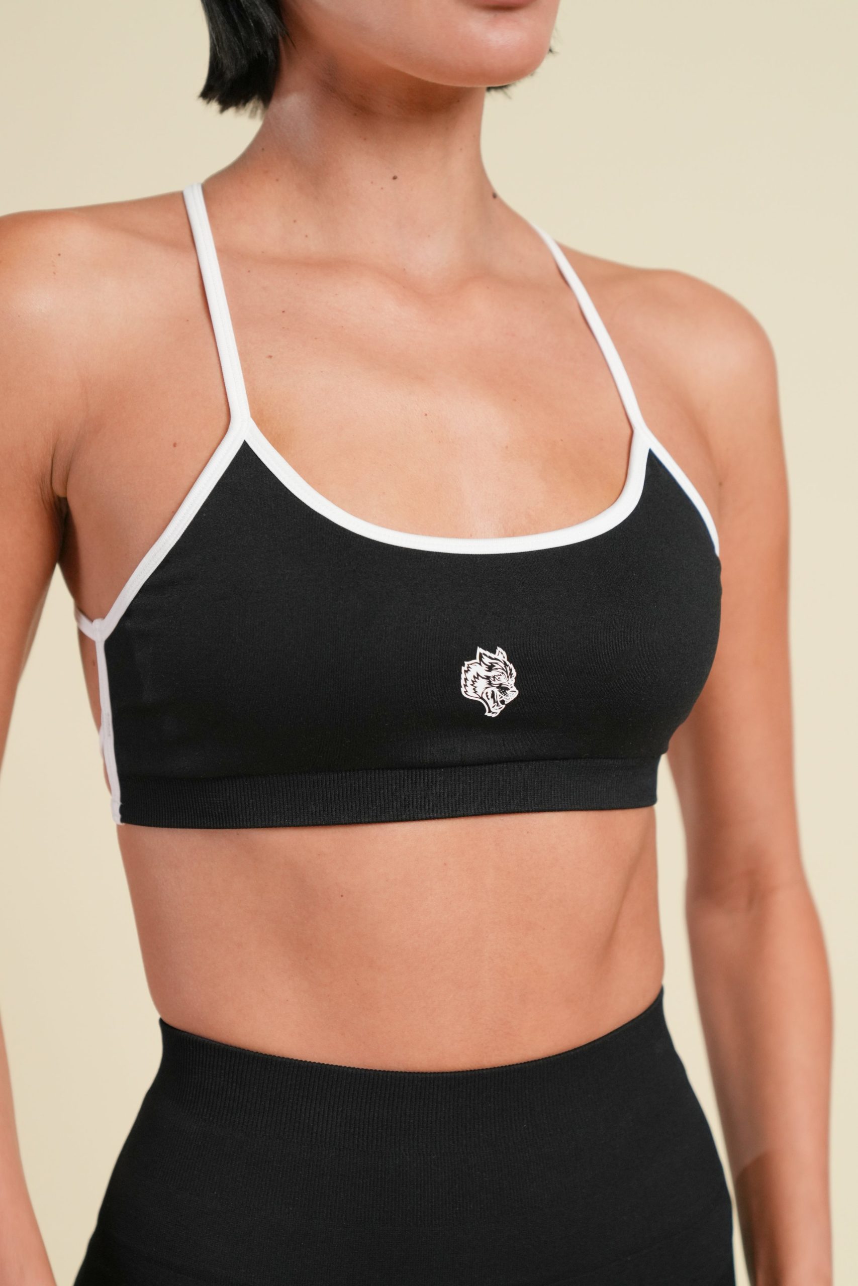 Wolf Layla Soft Seamless Bra in Black/White