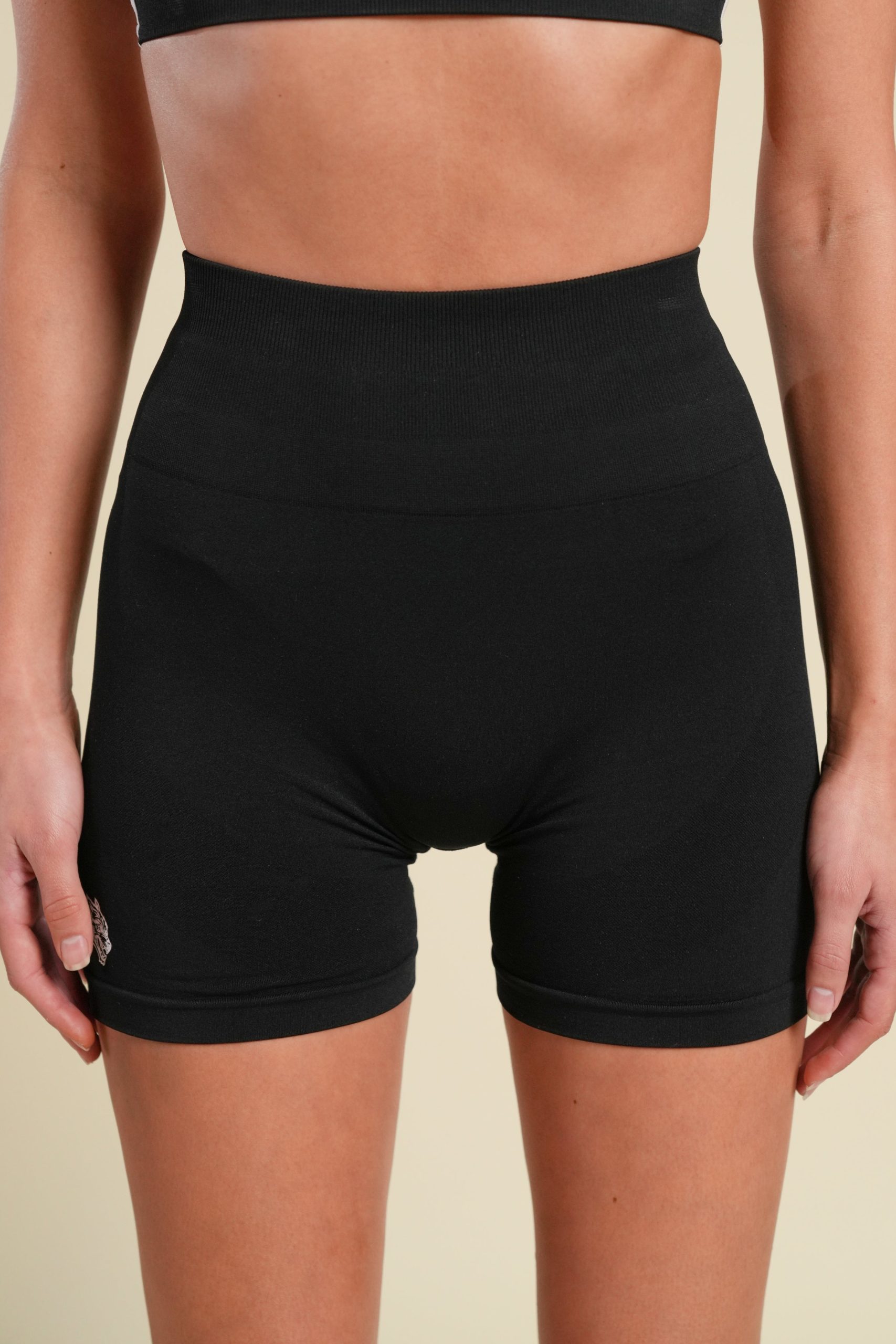 Wolf Stella Soft Seamless Shorts in Black - Image 6