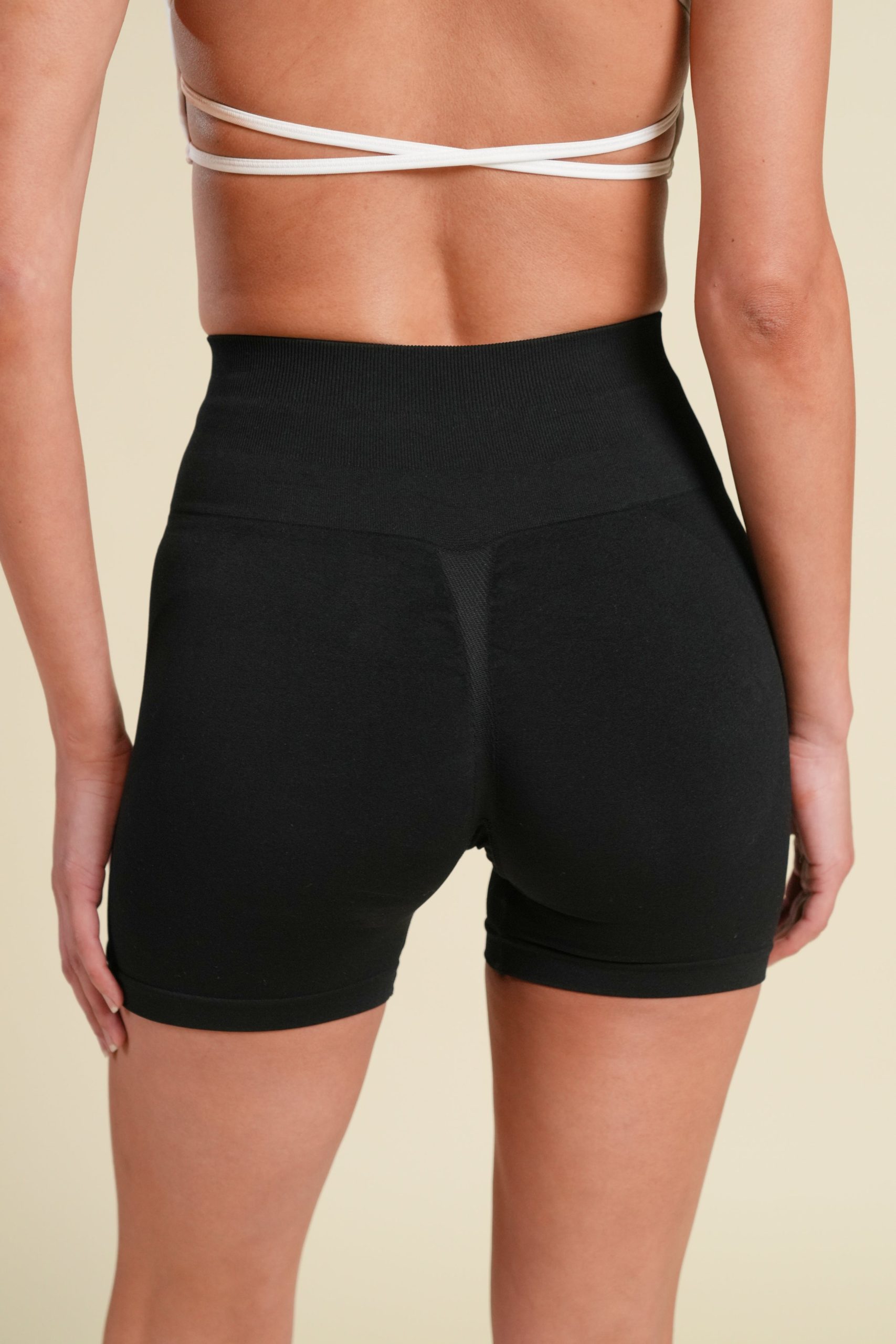 Wolf Stella Soft Seamless Shorts in Black - Image 7