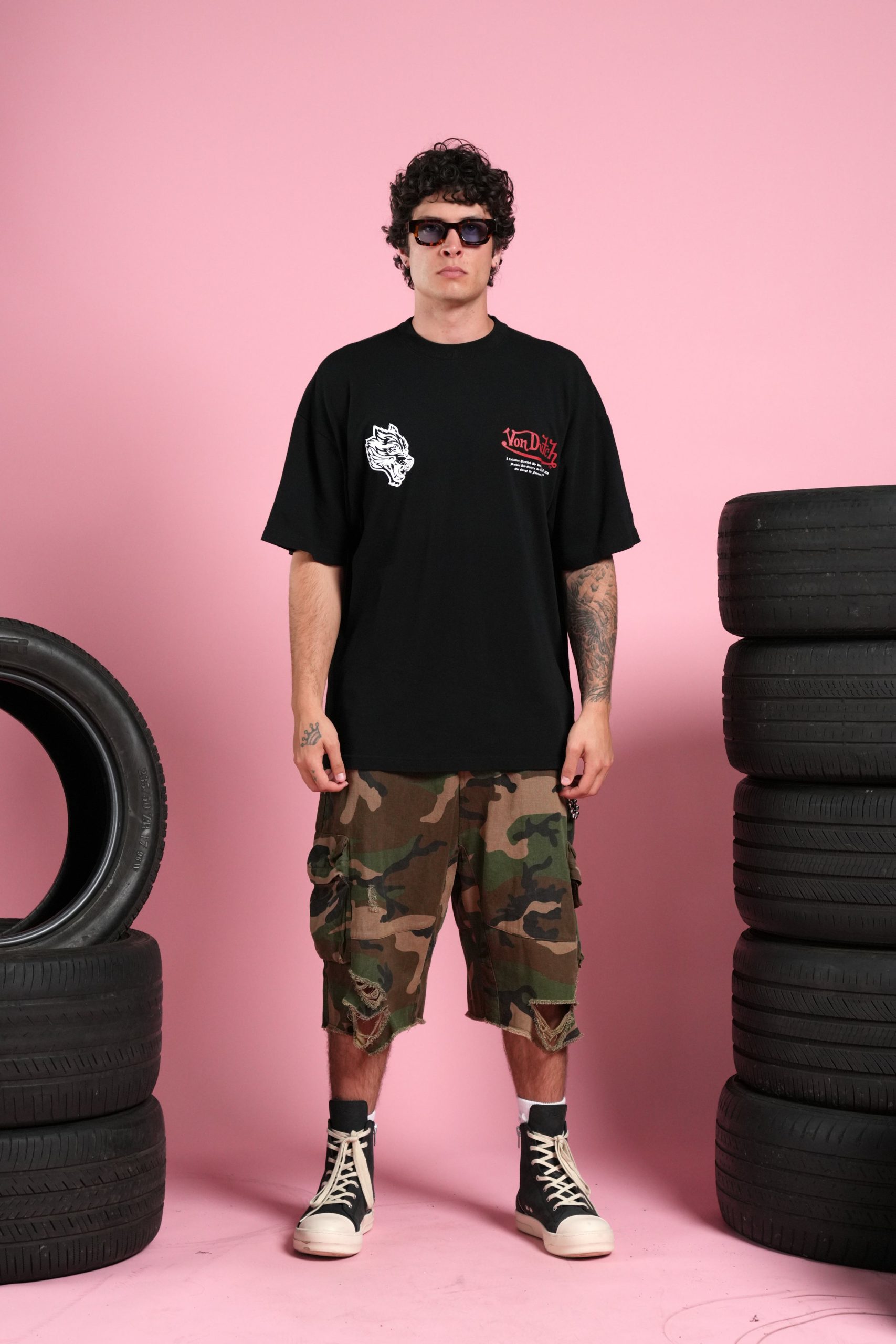 Eye of the Beholder Premium Oversized Tee in Black - Image 5