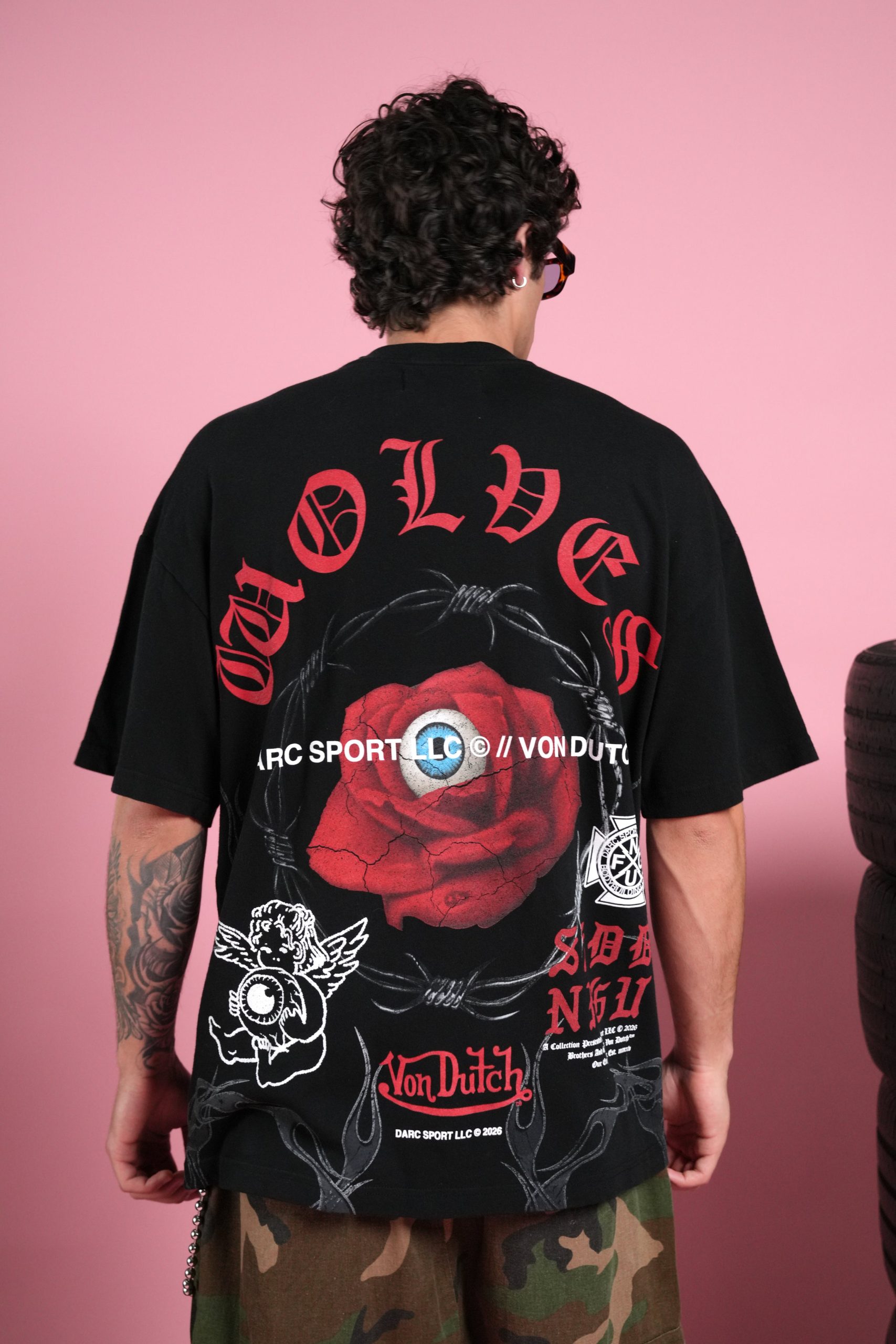 Eye of the Beholder Premium Oversized Tee in Black - Image 4