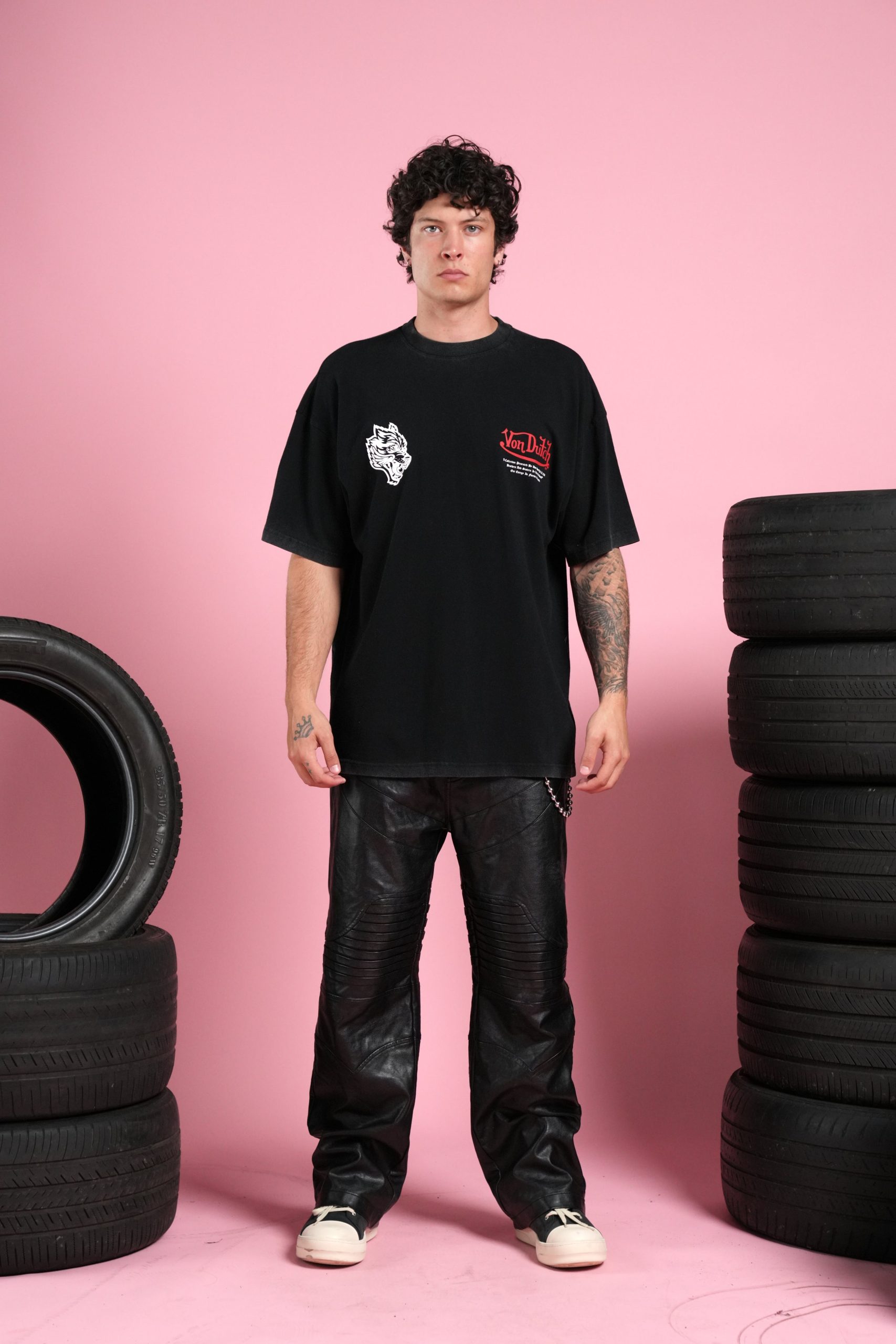 Eye Of The Beholder V2 Premium Oversized Tee in Black - Image 5