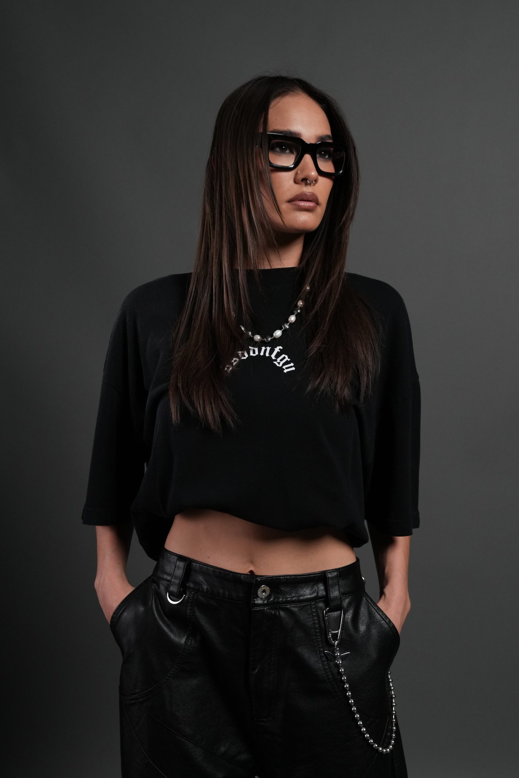 Our Sacrifice Premium Oversized Tee in Black Sun Fade - Image 2
