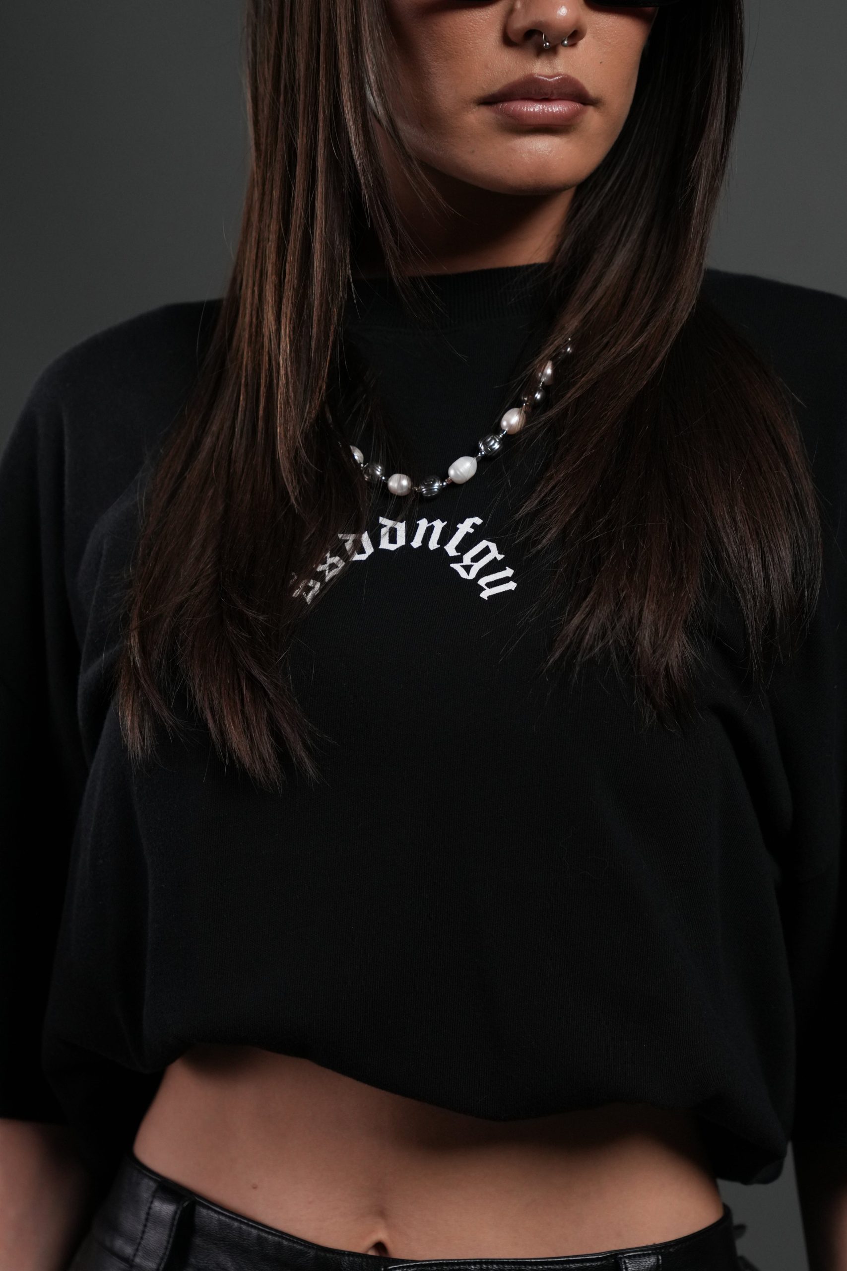 Our Sacrifice Premium Oversized Tee in Black Sun Fade - Image 7