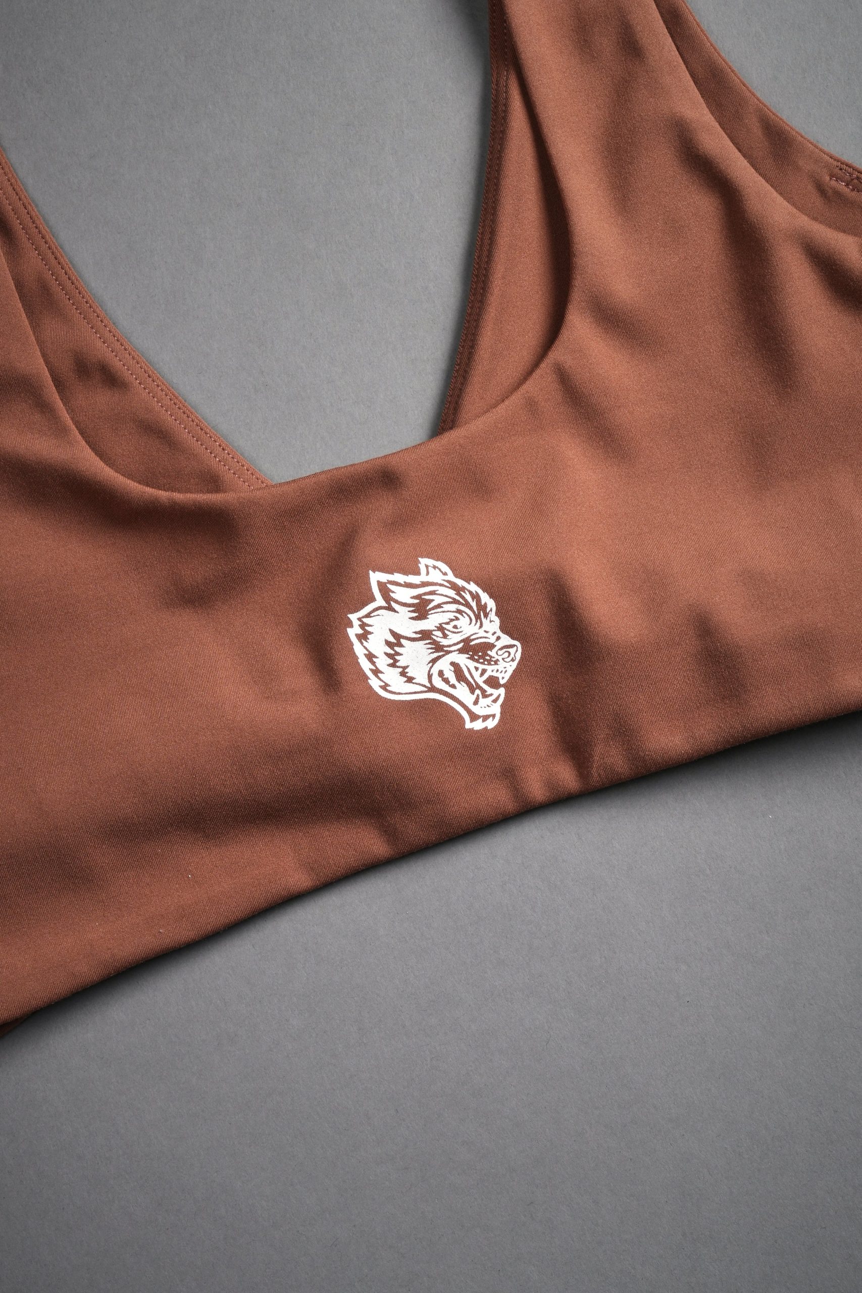 Single Wolf Twist Energy Bra in Norse Brown - Image 6