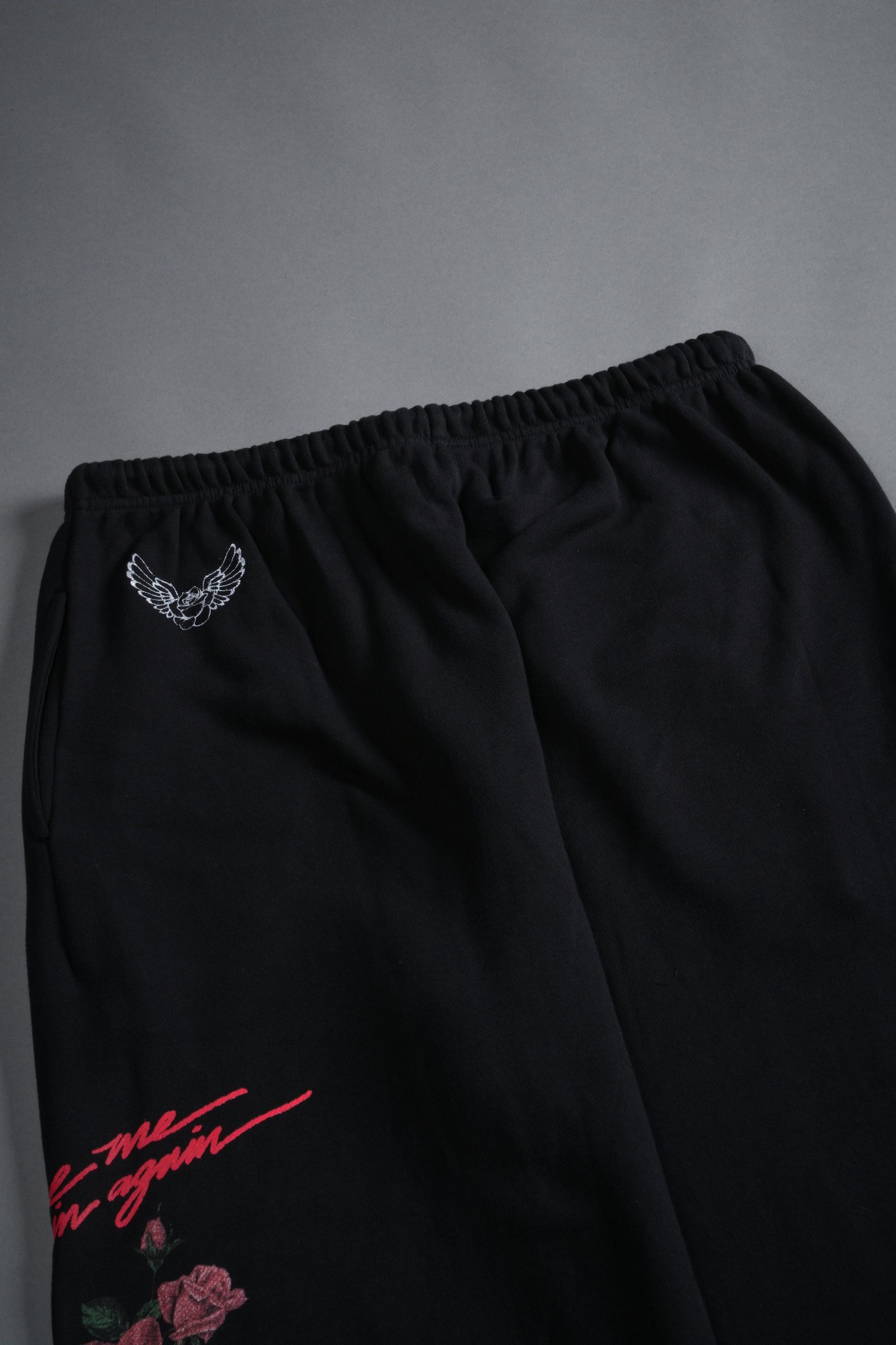 Sin Again Unisex Lightweight Lounger Sweat Pants in Black - Image 9