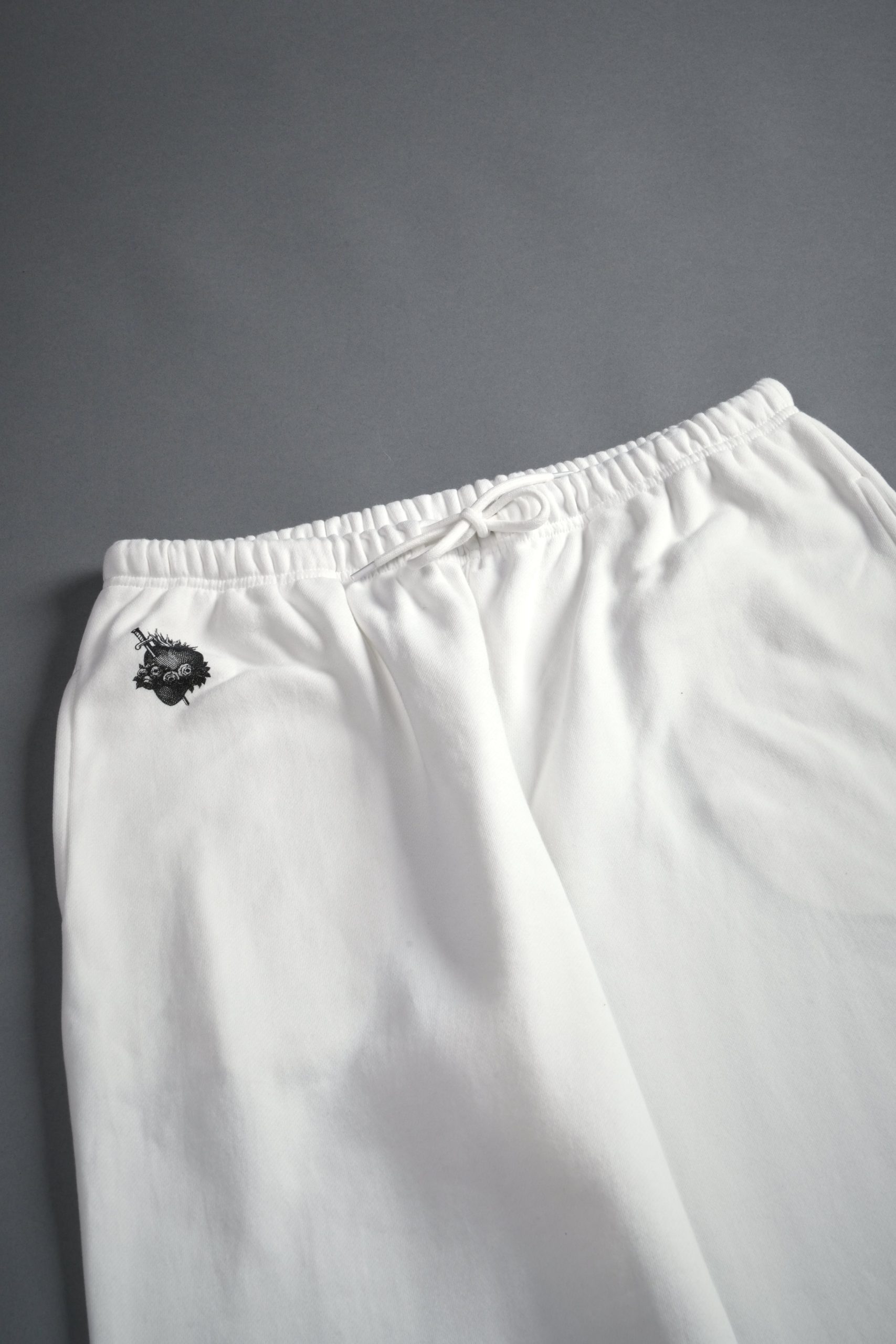 Sin Again Unisex Lightweight Lounger Sweat Pants in Cream - Image 7