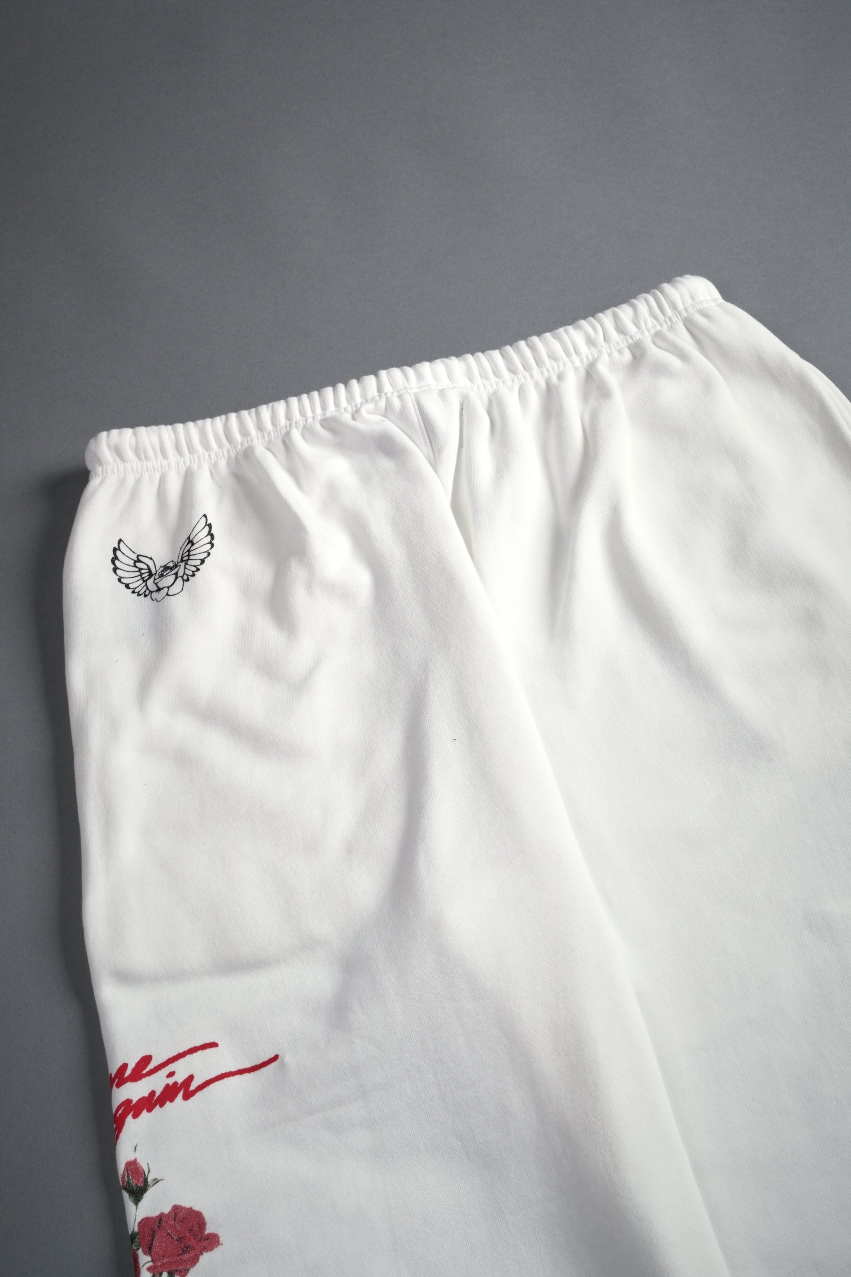 Sin Again Unisex Lightweight Lounger Sweat Pants in Cream - Image 9