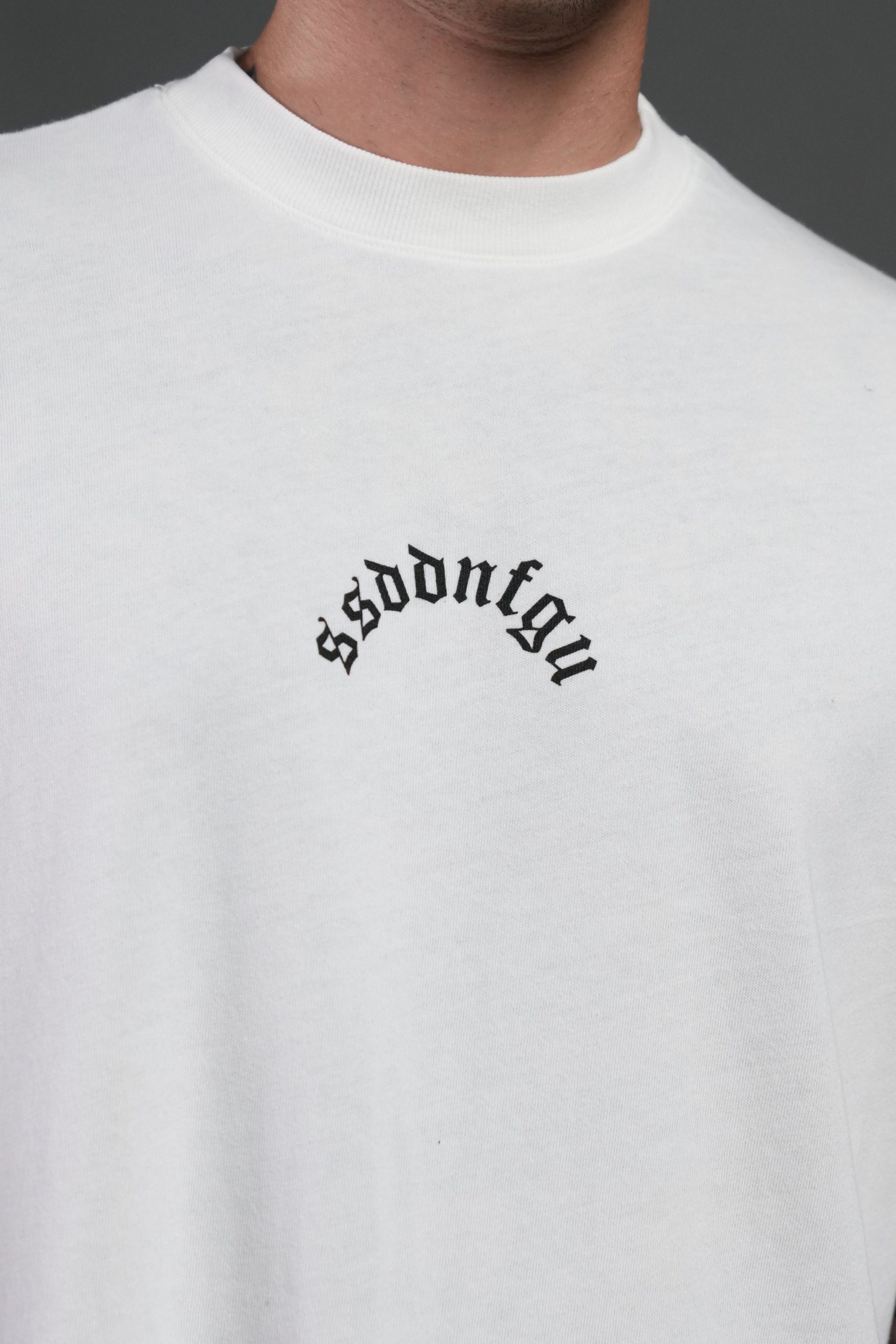 Our Sacrifice Premium Oversized Tee in Cream - Image 7