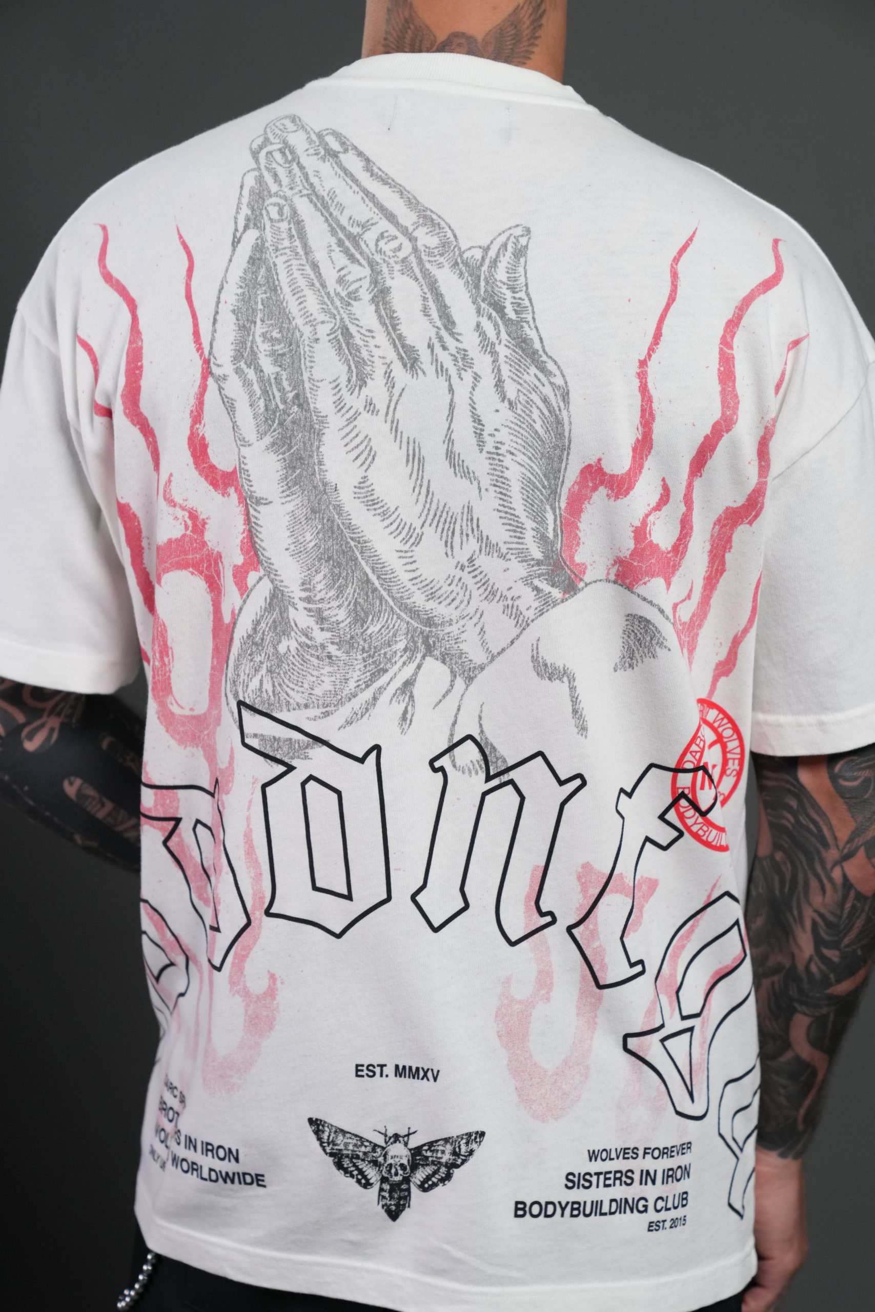 Our Sacrifice Premium Oversized Tee in Cream - Image 8