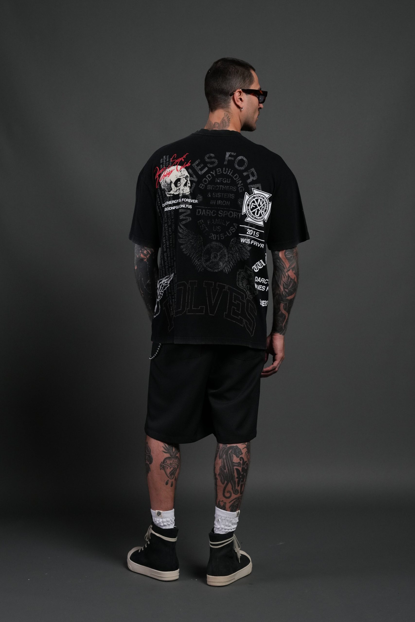 Fearless NFGU Premium Oversized Tee in Black - Image 6
