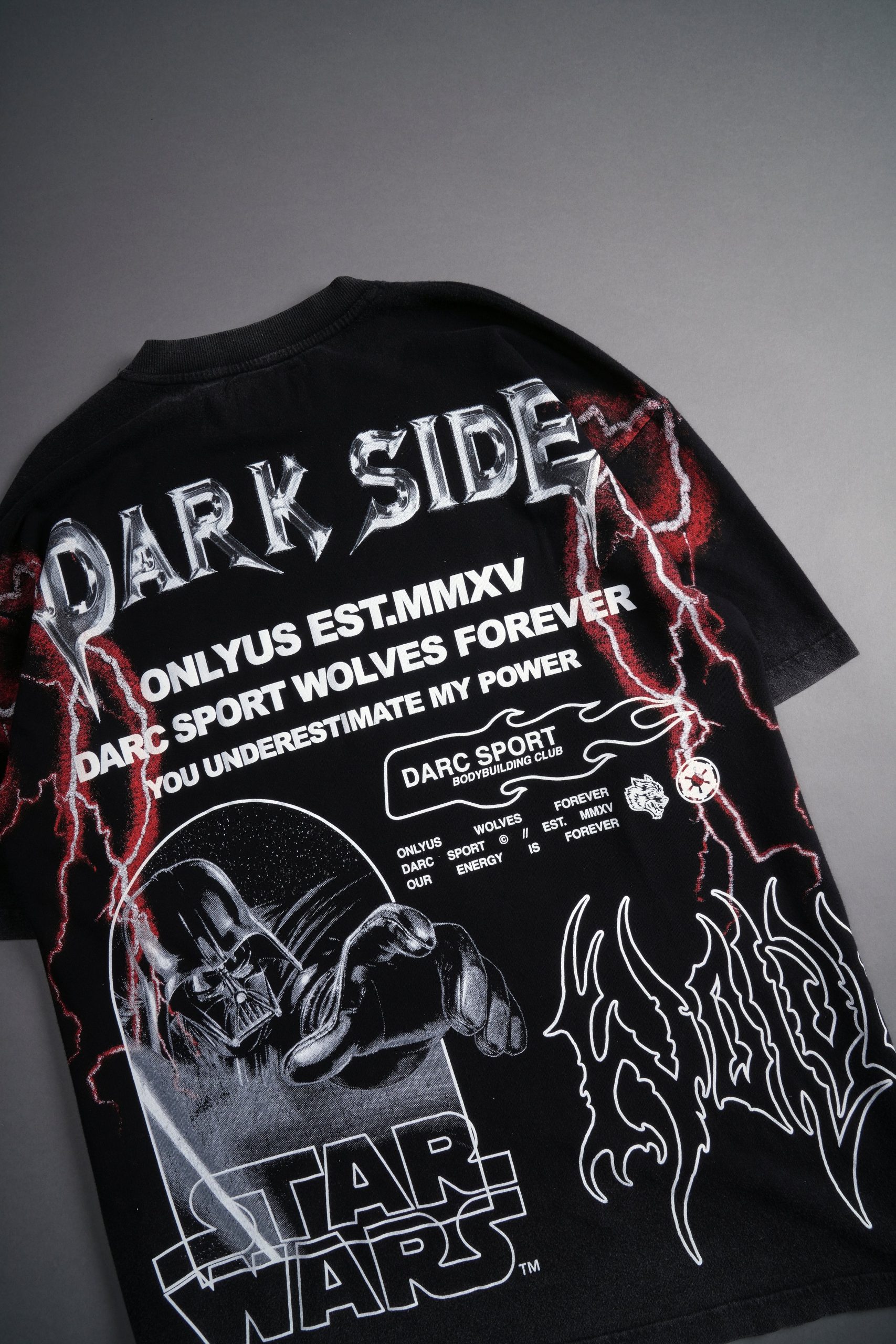 Come To The Dark Side Premium Oversized Tee in Black - Image 10