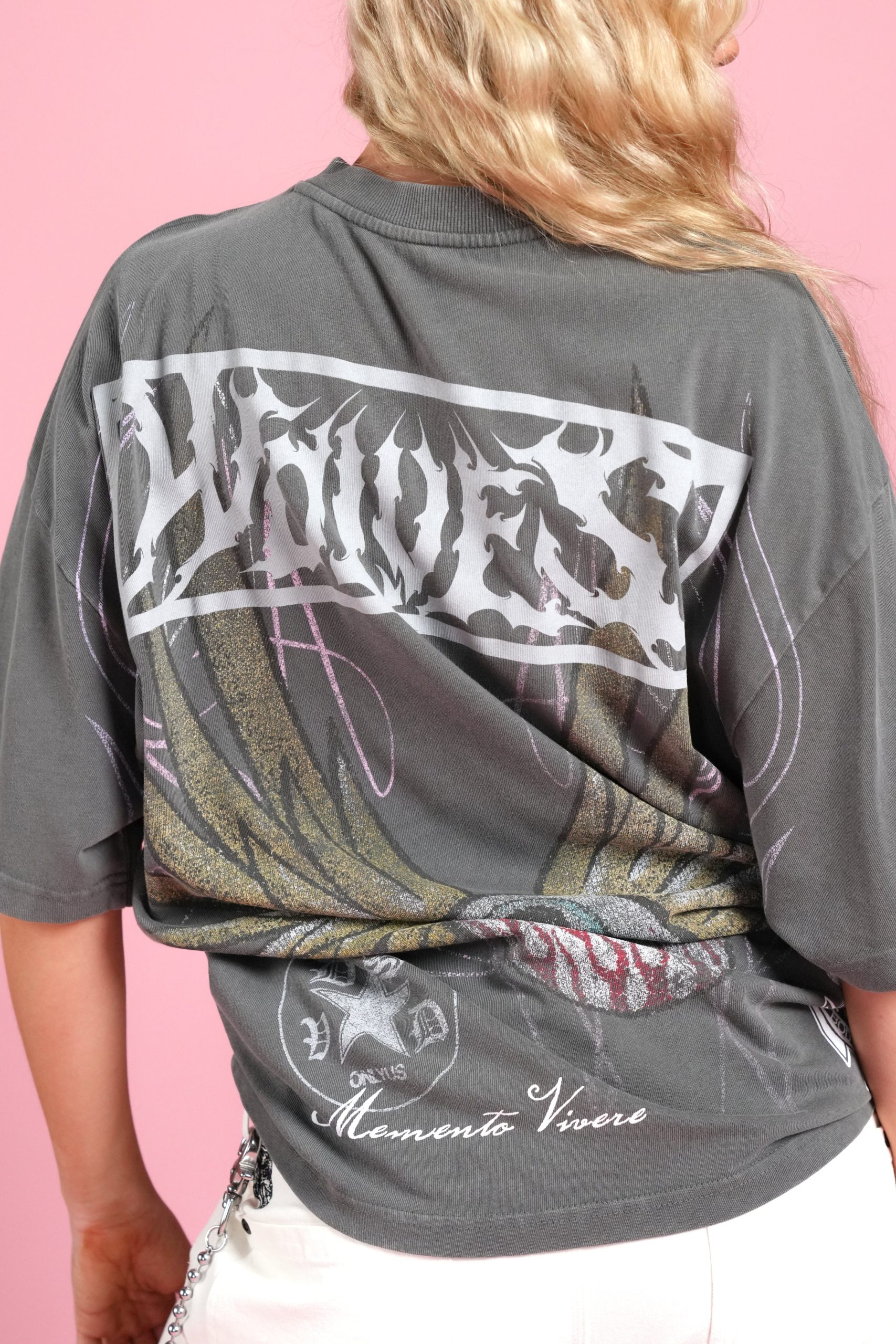 Darc Omen Side-By-Side Series Premium Tee in Slate Gray - Image 14