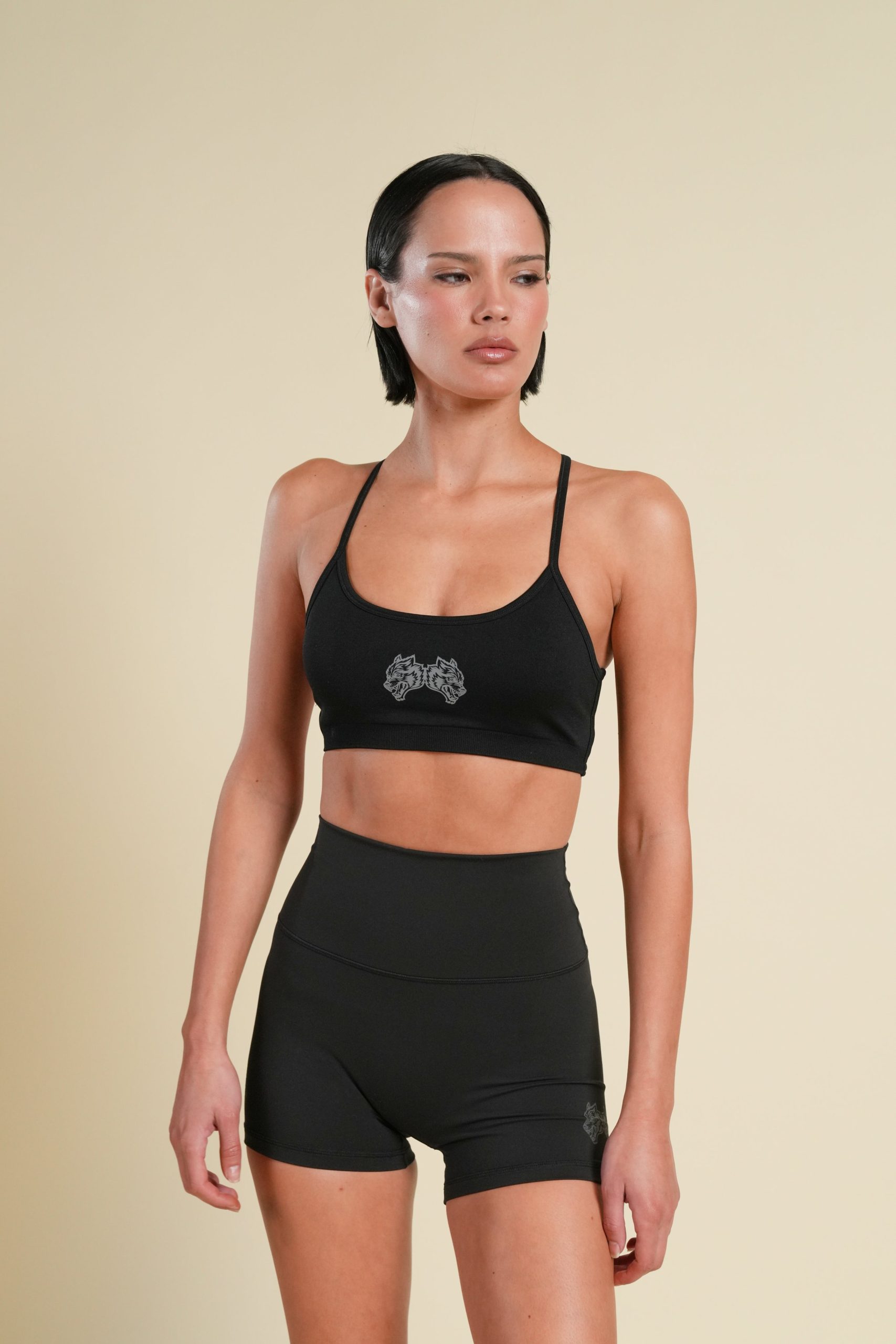 IYKYK Emma Energy Shorts in Black - Image 4