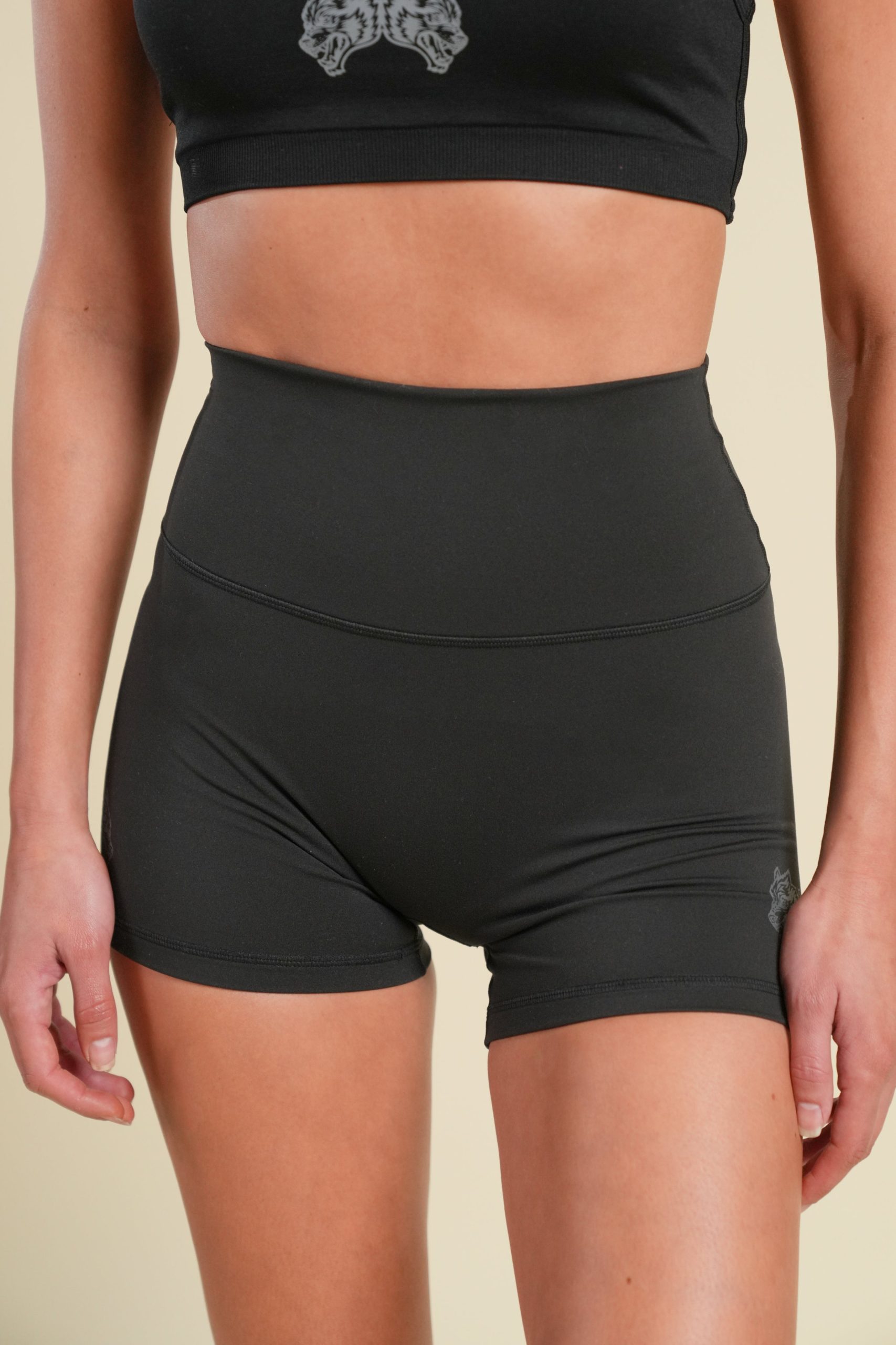 IYKYK Emma Energy Shorts in Black