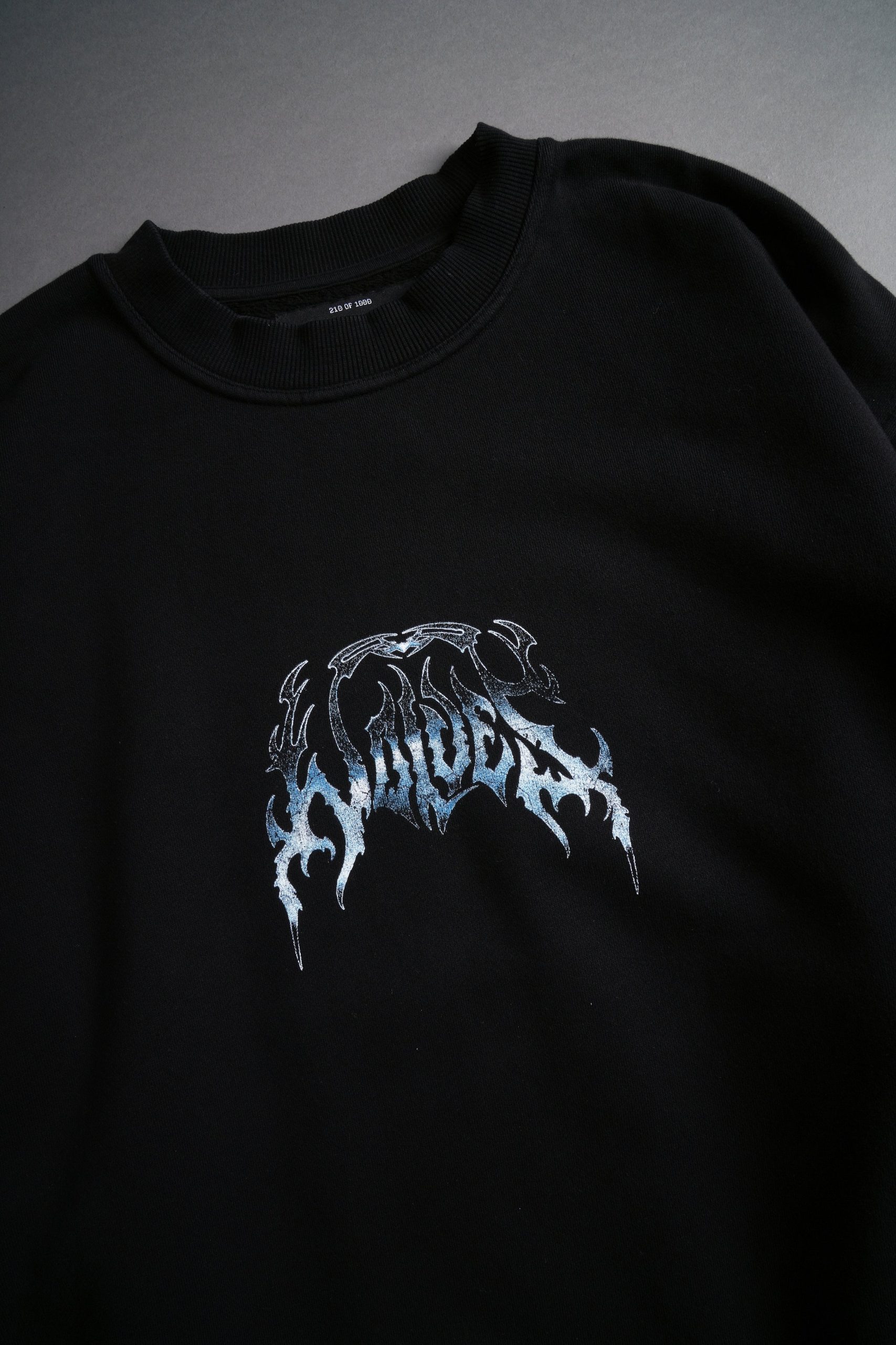 Rule The Galaxy London Crewneck in Black - Image 7