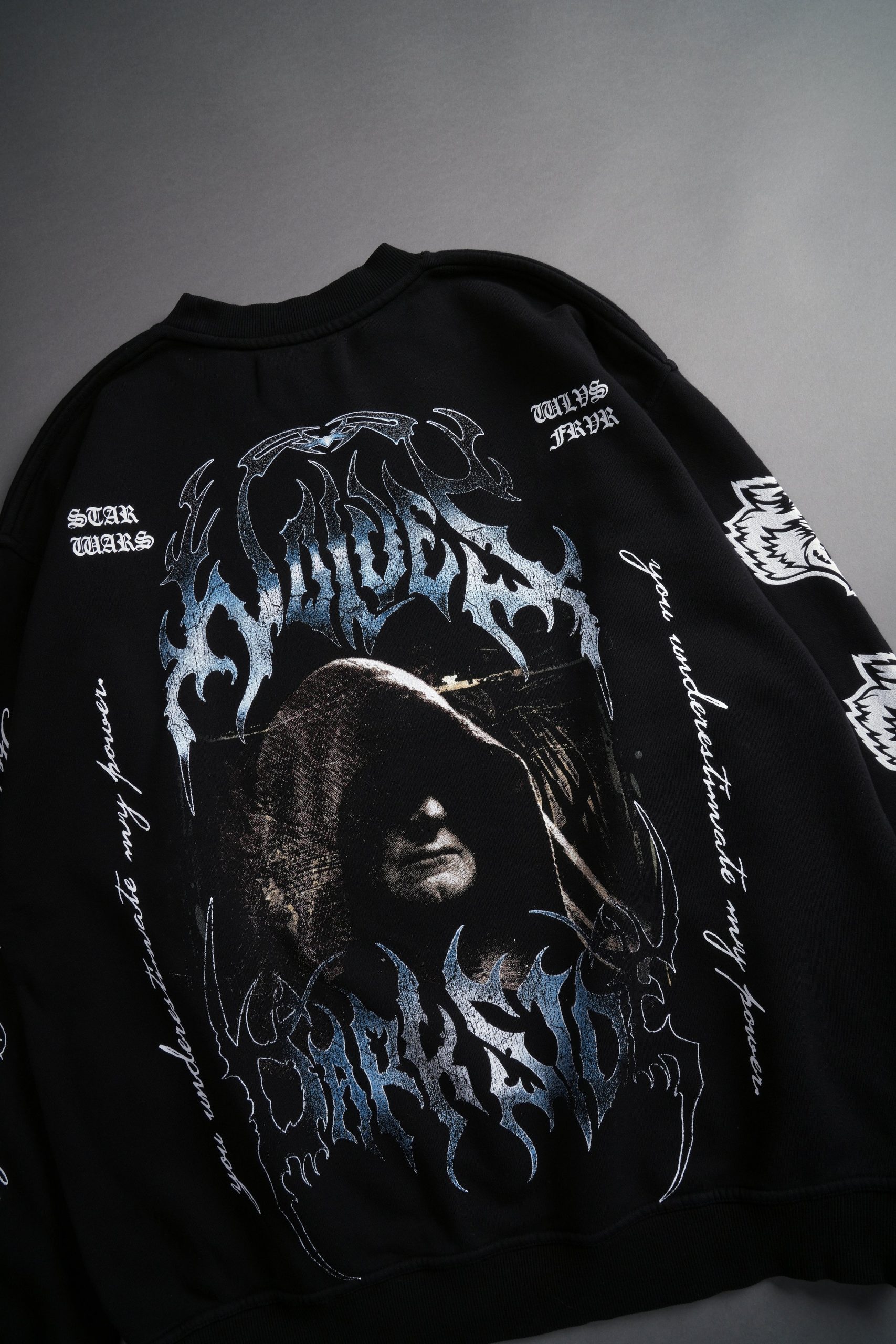 Rule The Galaxy London Crewneck in Black - Image 6