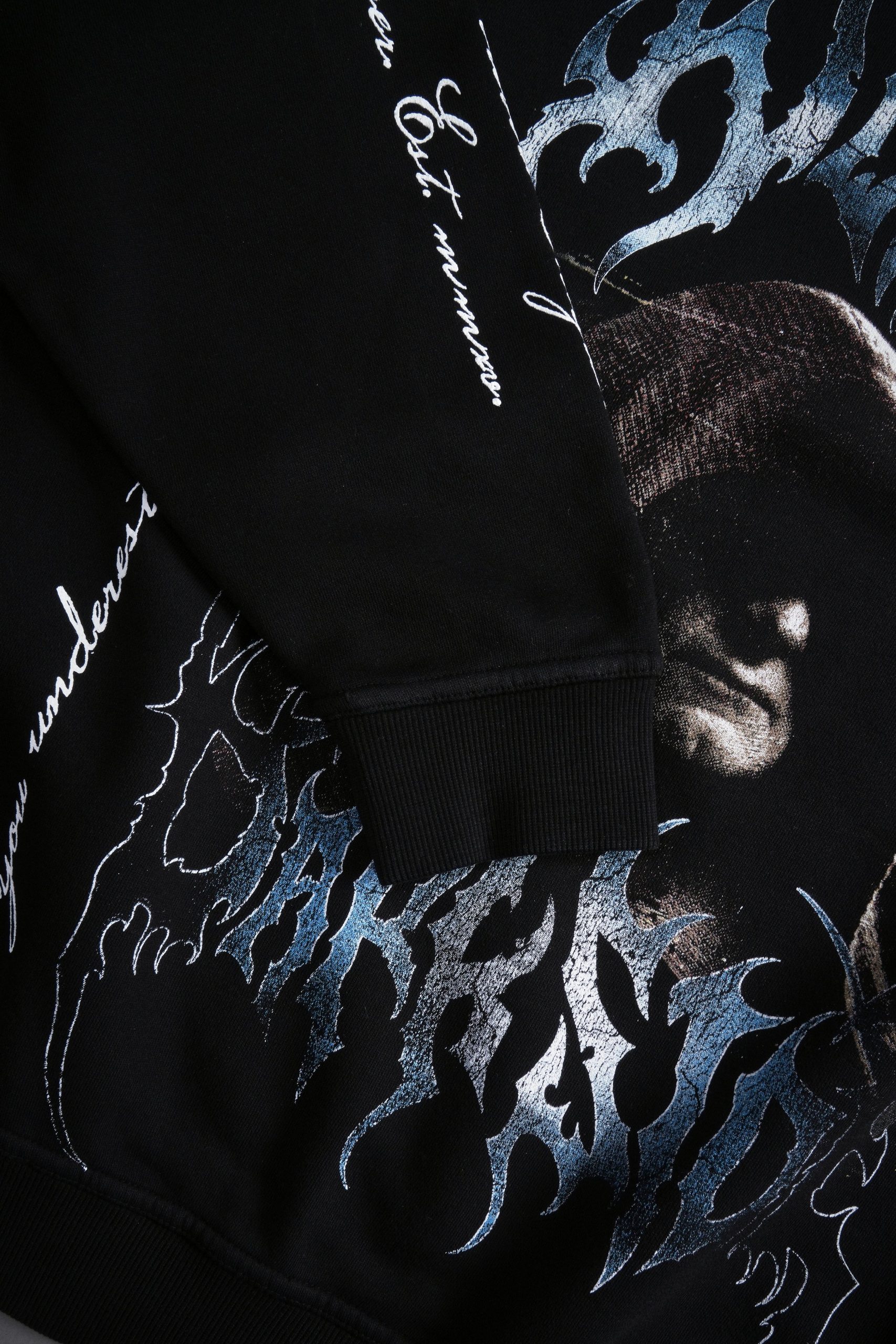 Rule The Galaxy London Crewneck in Black - Image 5