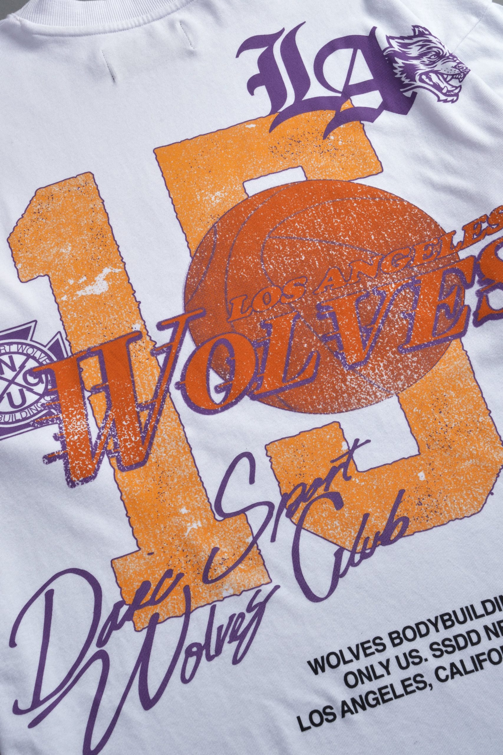 LA Has Your Back Premium Oversized Tee in White - Image 8