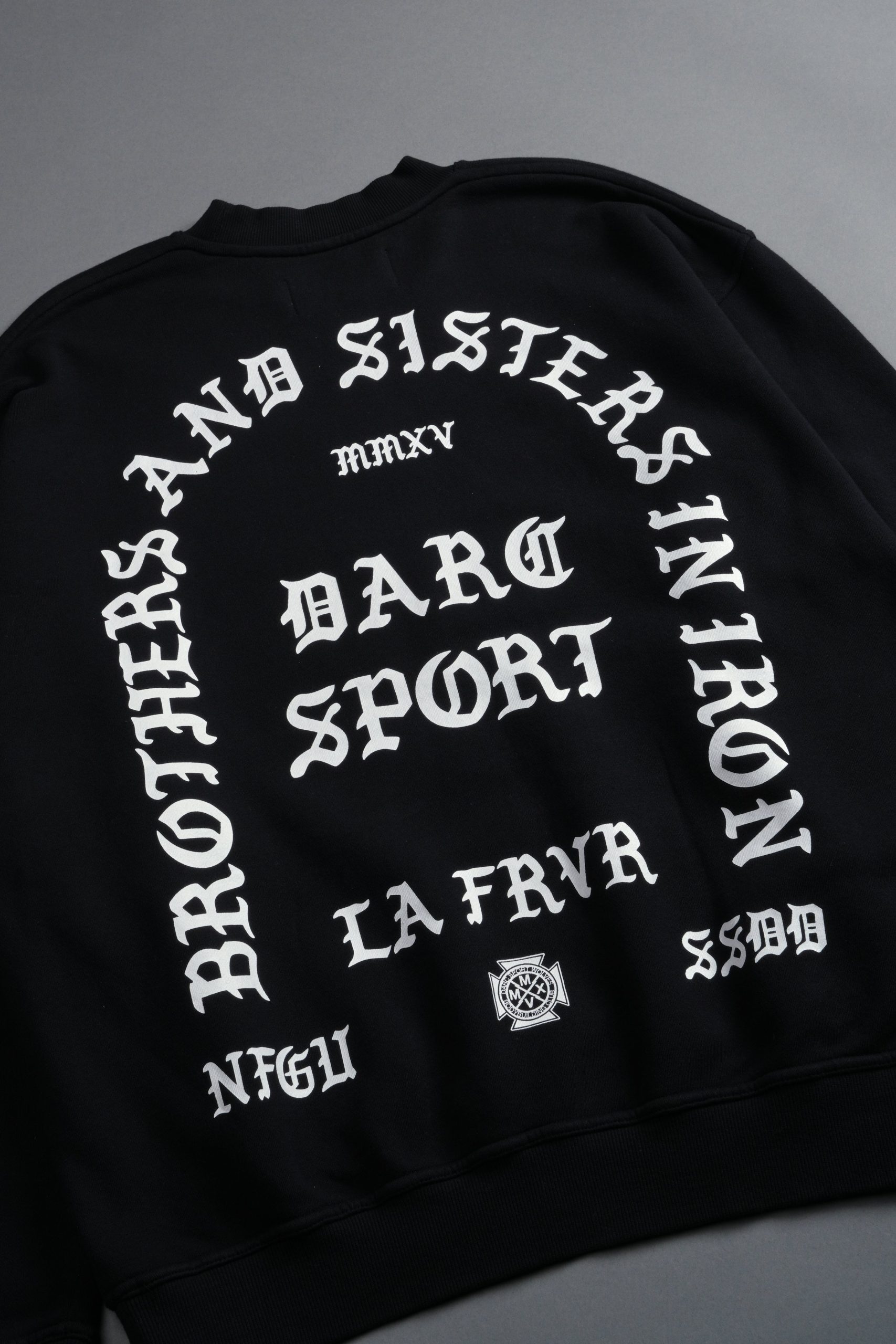 La Cherub London Crewneck in Black - Image 8