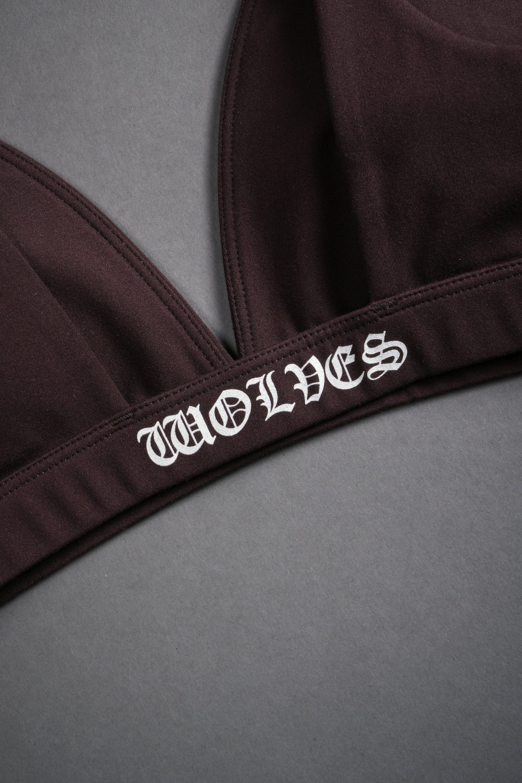 Chopper V Sports Bra in Darc Garnet - Image 6