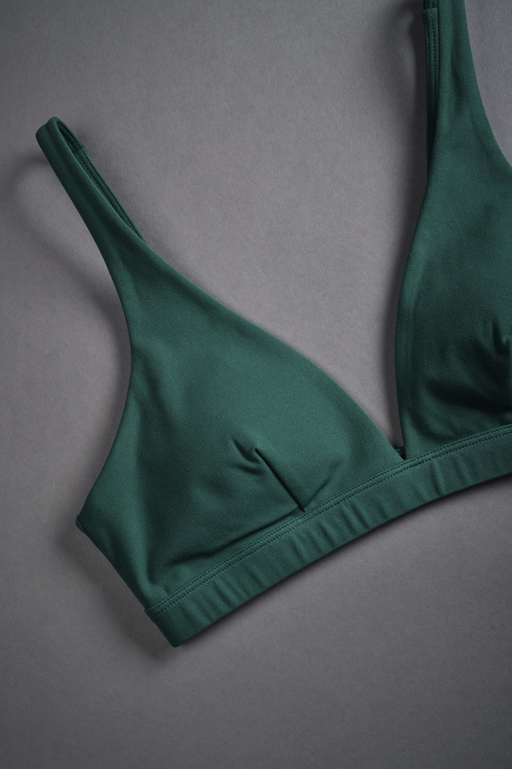 Chopper V Sports Bra in Hunter Green - Image 7