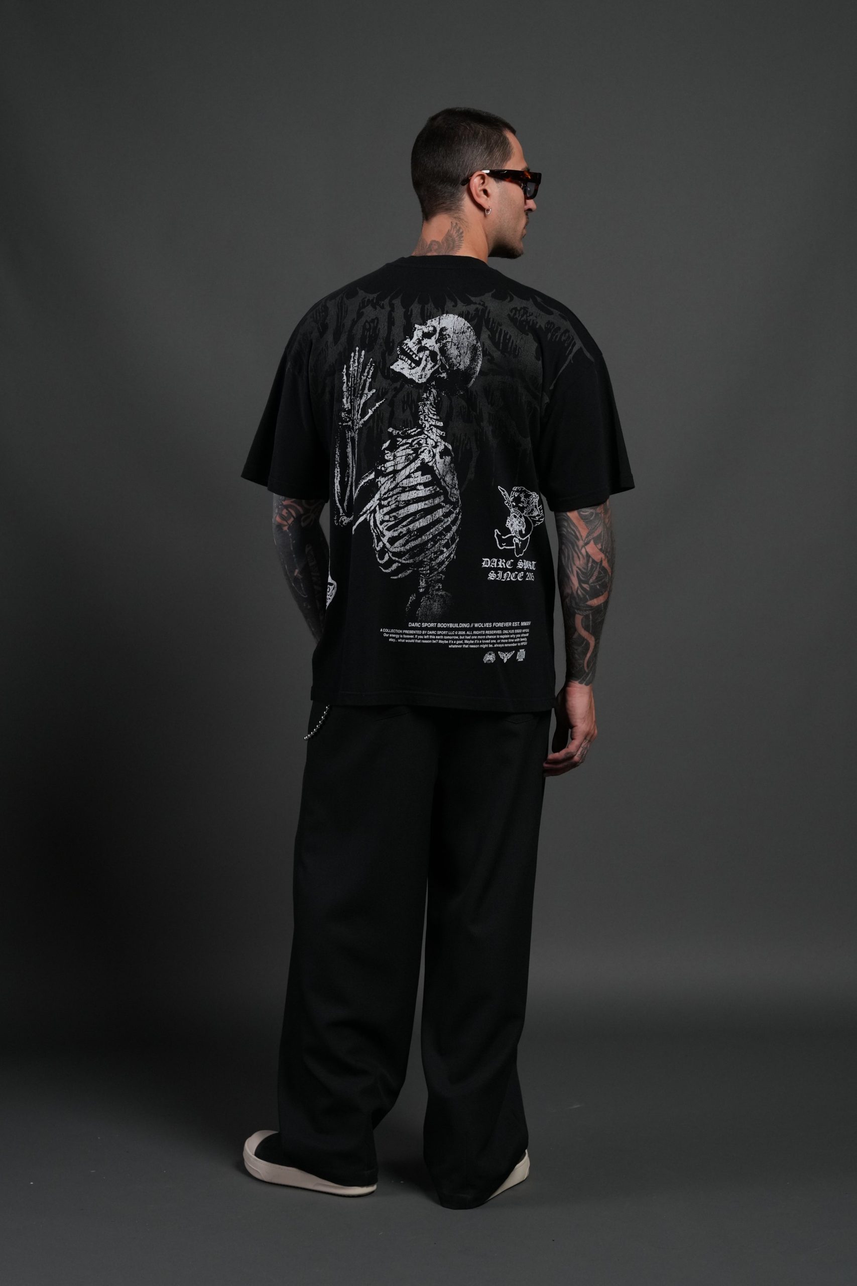 No Weapon Hesh Premium Oversized Tee in Black - Image 5