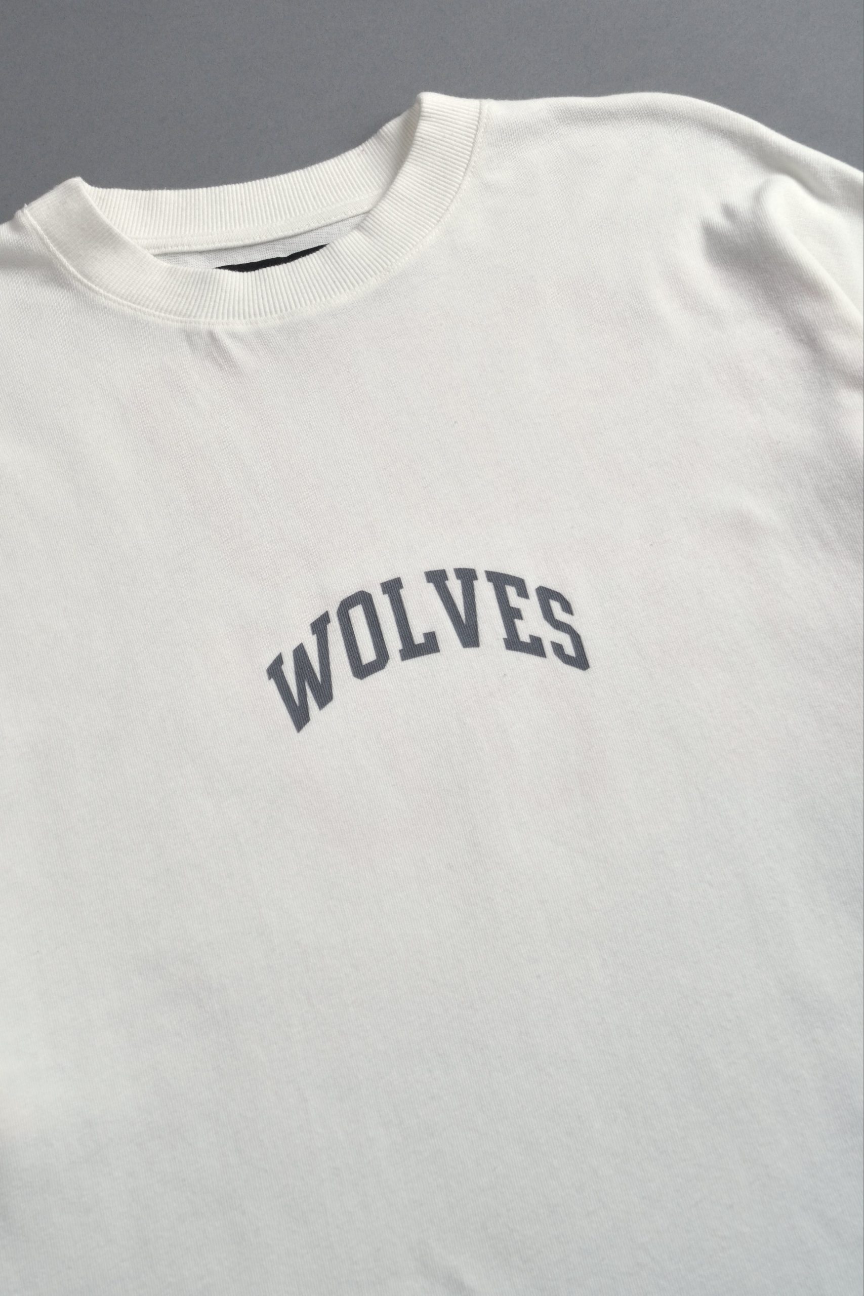 La Ca Frvr Premium Oversized Tee in Cream - Image 7