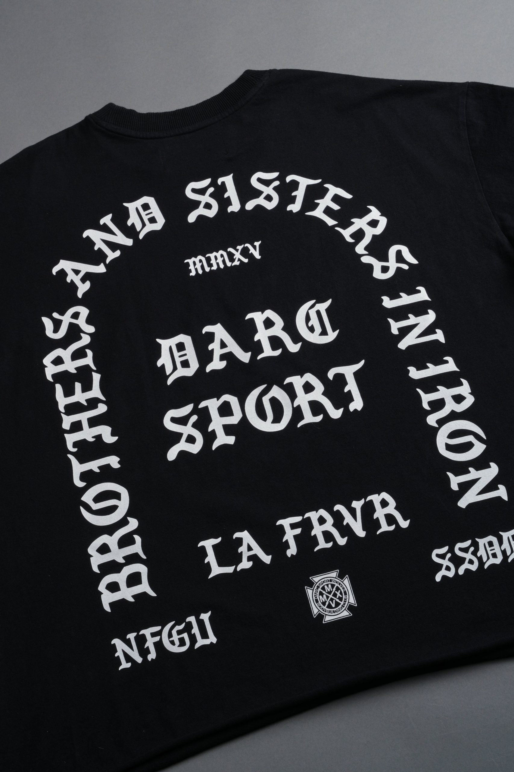 La Cherub Grunge Mid Length Raw Hem Cap Sleeve Tee in Black - Image 9