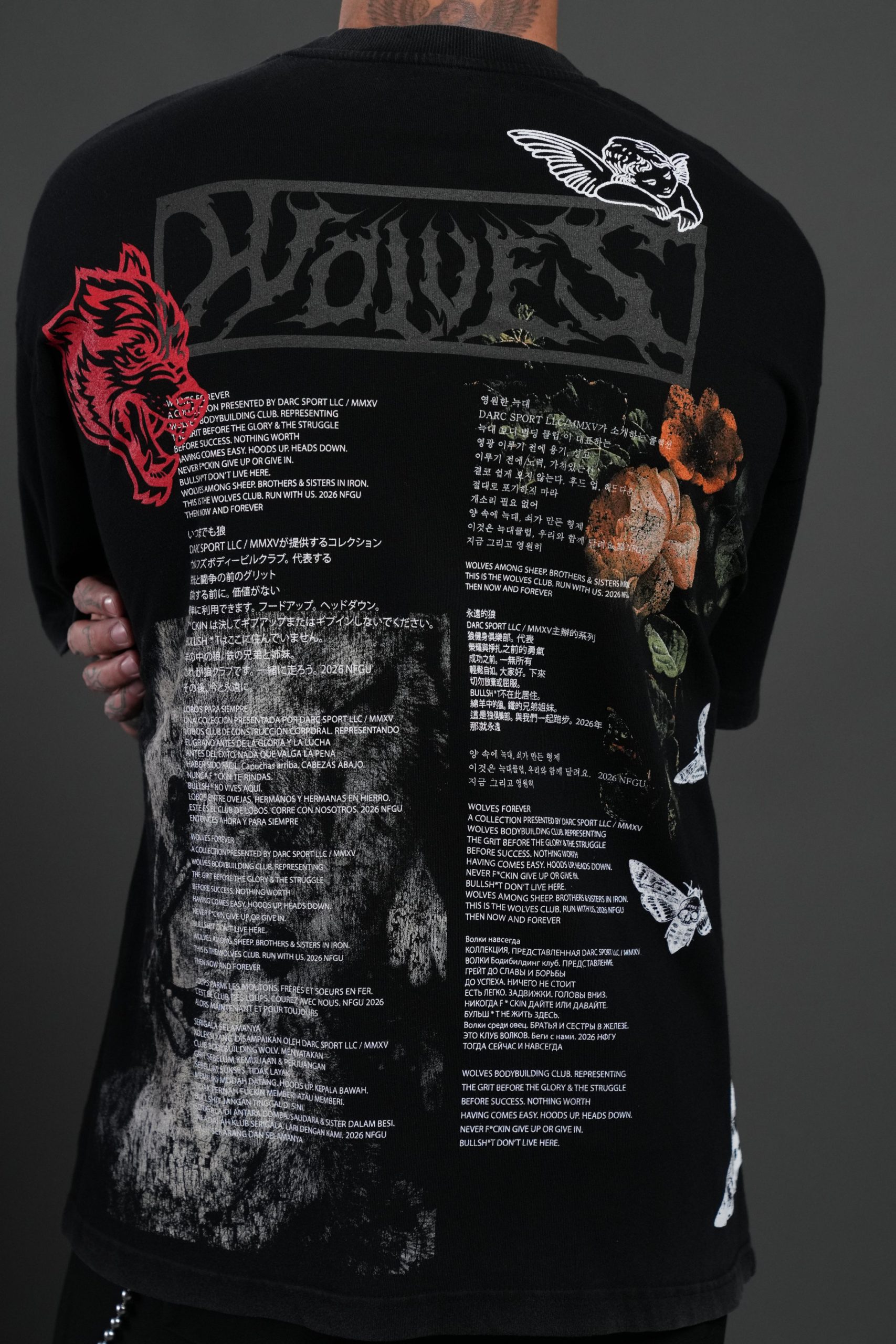 Wolves Valor Premium Oversized Tee in Black - Image 8