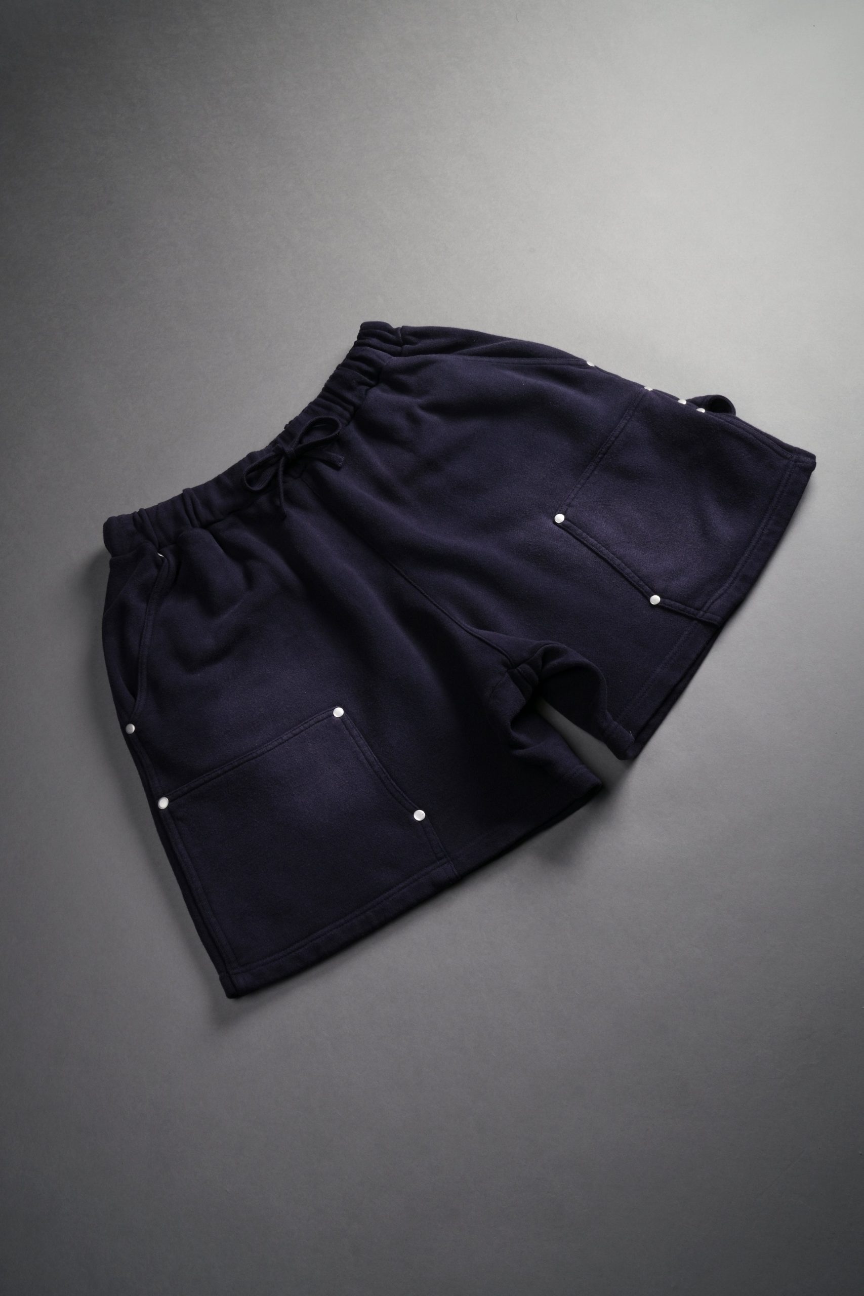 NFGU Forever Rivet Fleece Shorts in Nightshade Sun Fade - Image 4