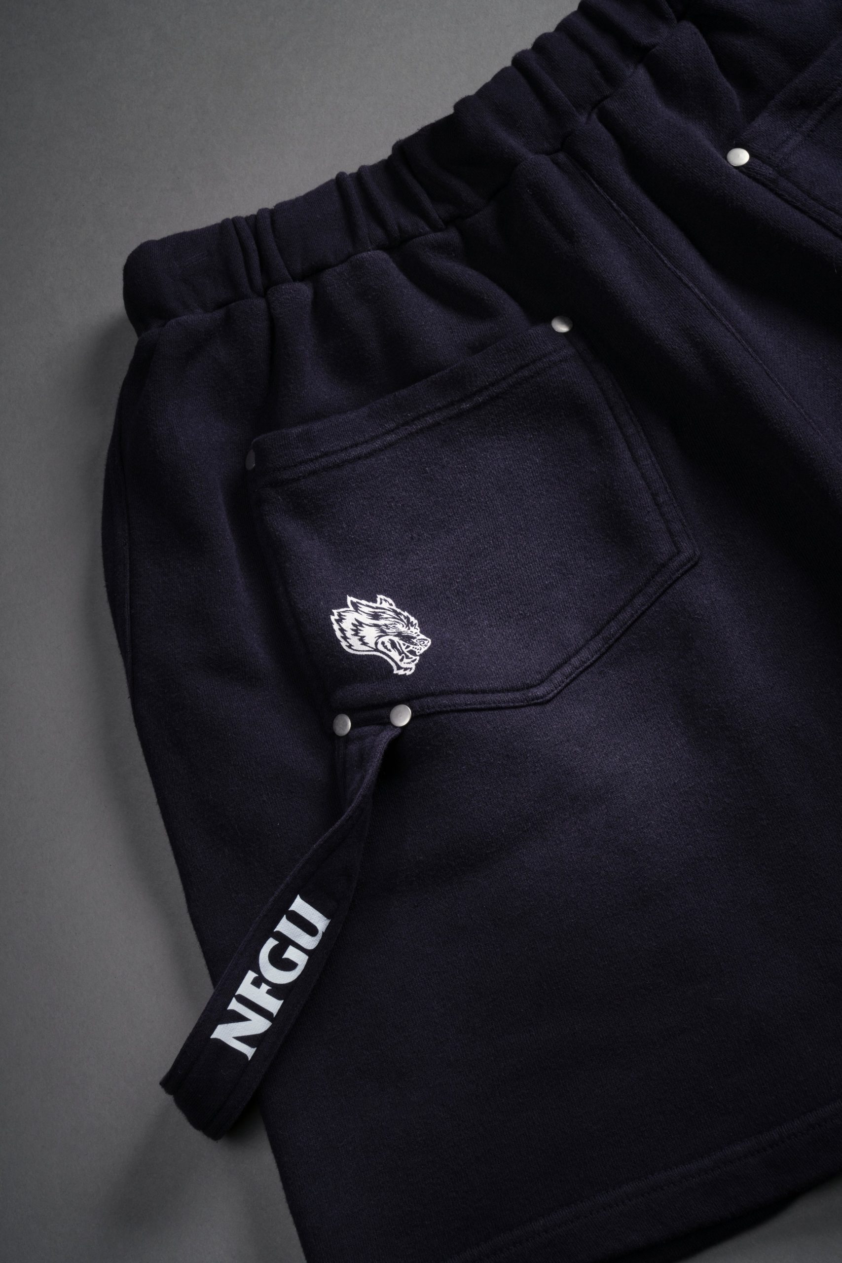 NFGU Forever Rivet Fleece Shorts in Nightshade Sun Fade - Image 6