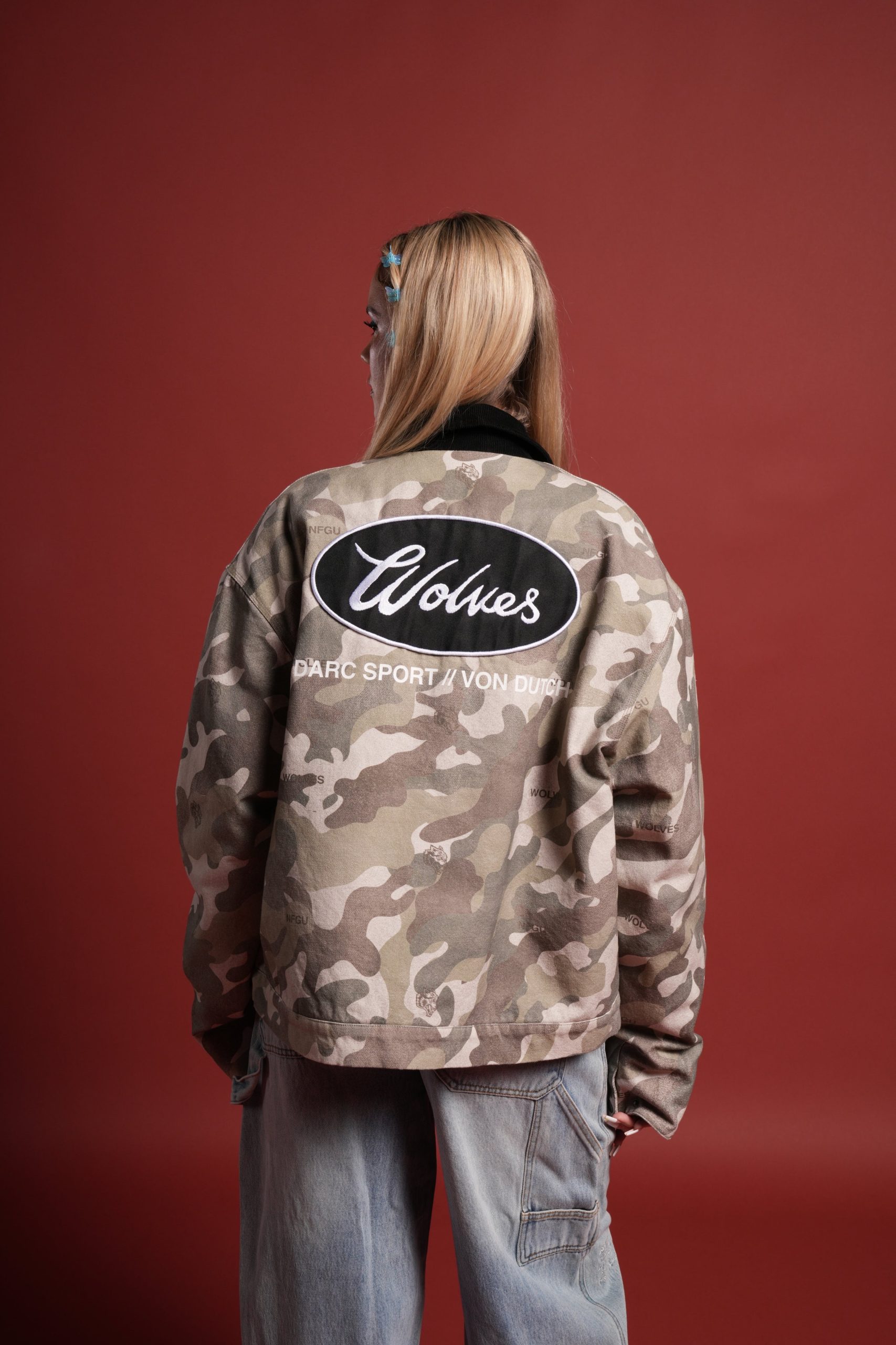 Rebel Heritage Earl Jacket in DSVD Green Camo - Image 8