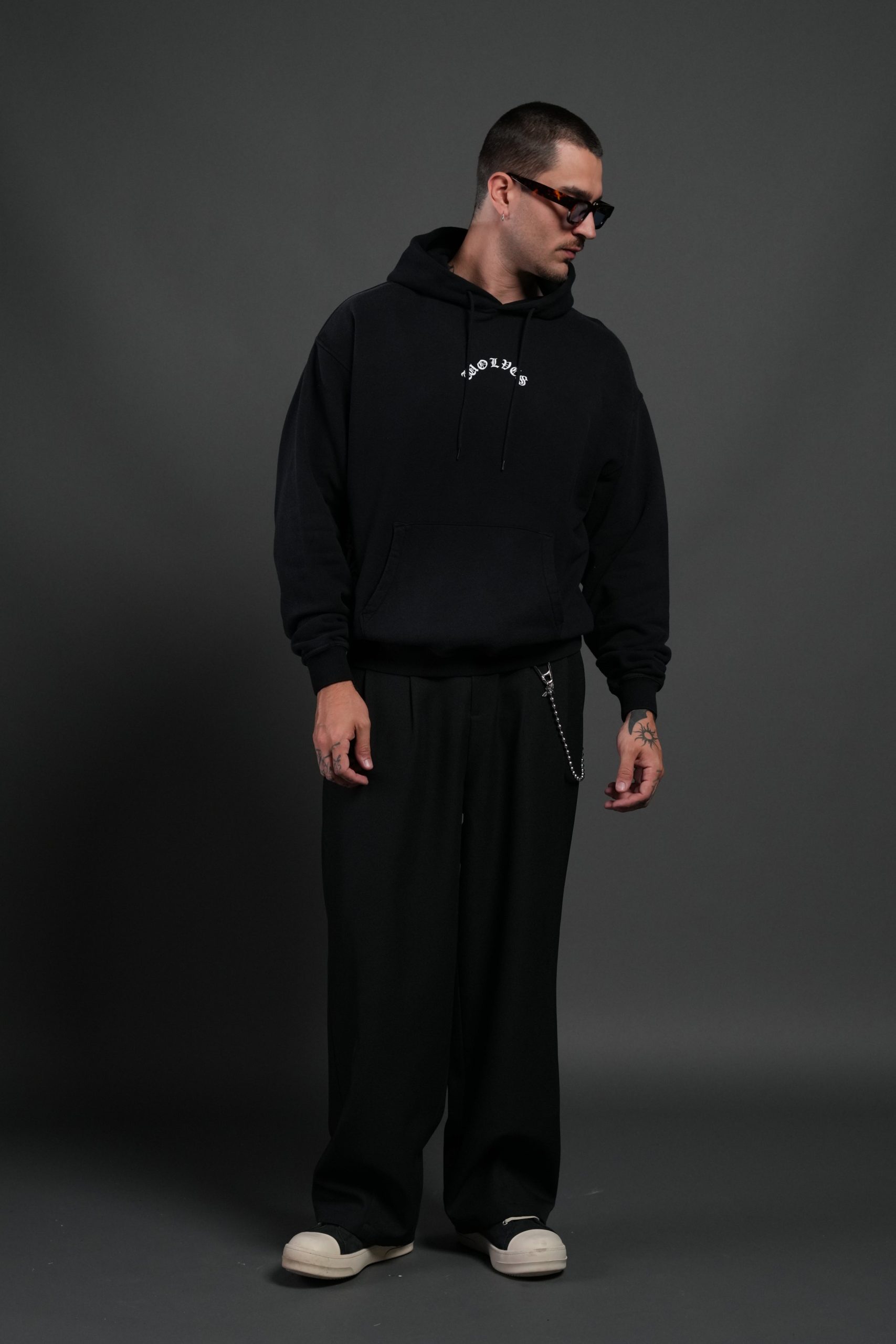 Next Of Kin NFGU Bishop Hoodie in Black Sun Fade - Image 5