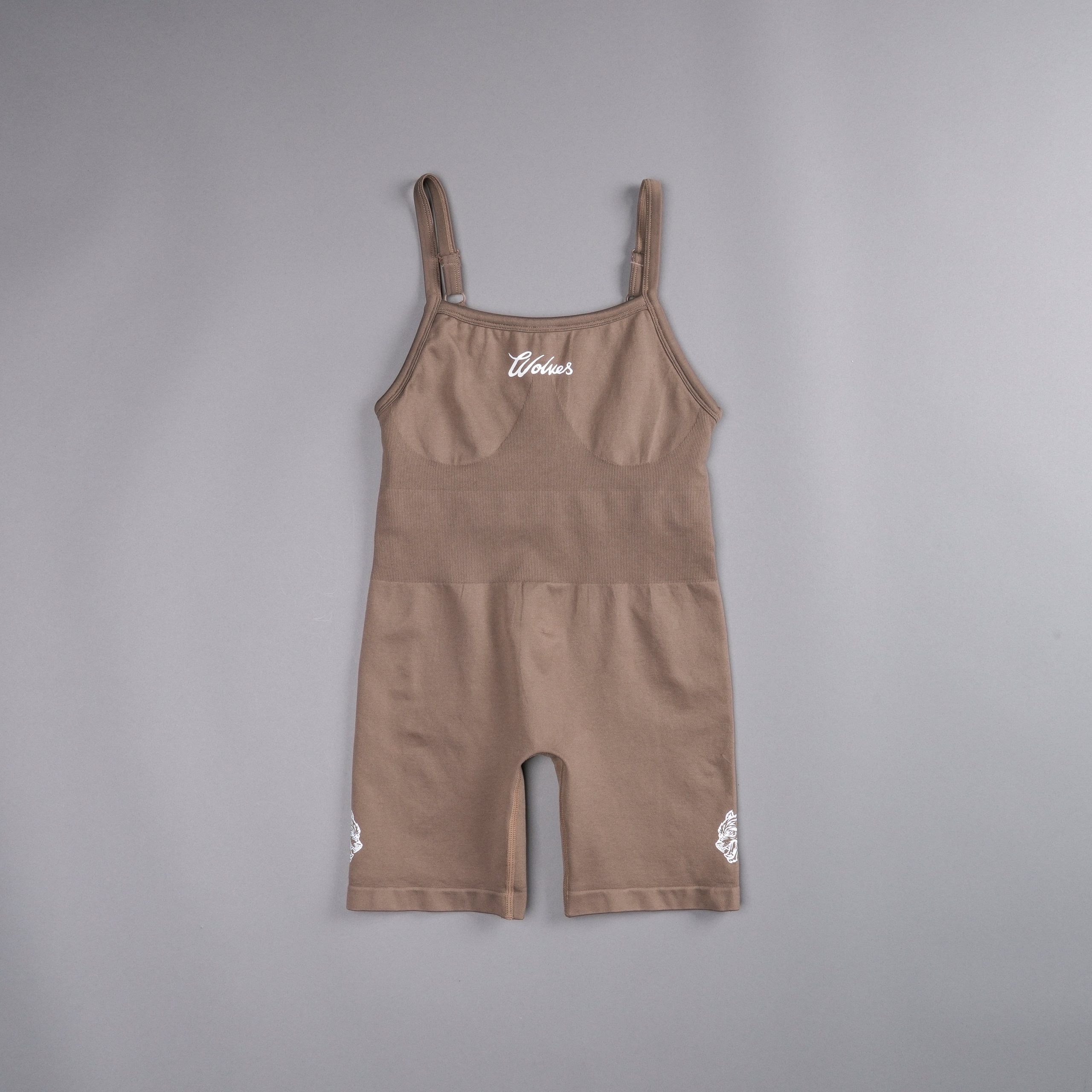 Western Wolves Sonya Seamless Bodysuit in Mojave Brown - Image 3