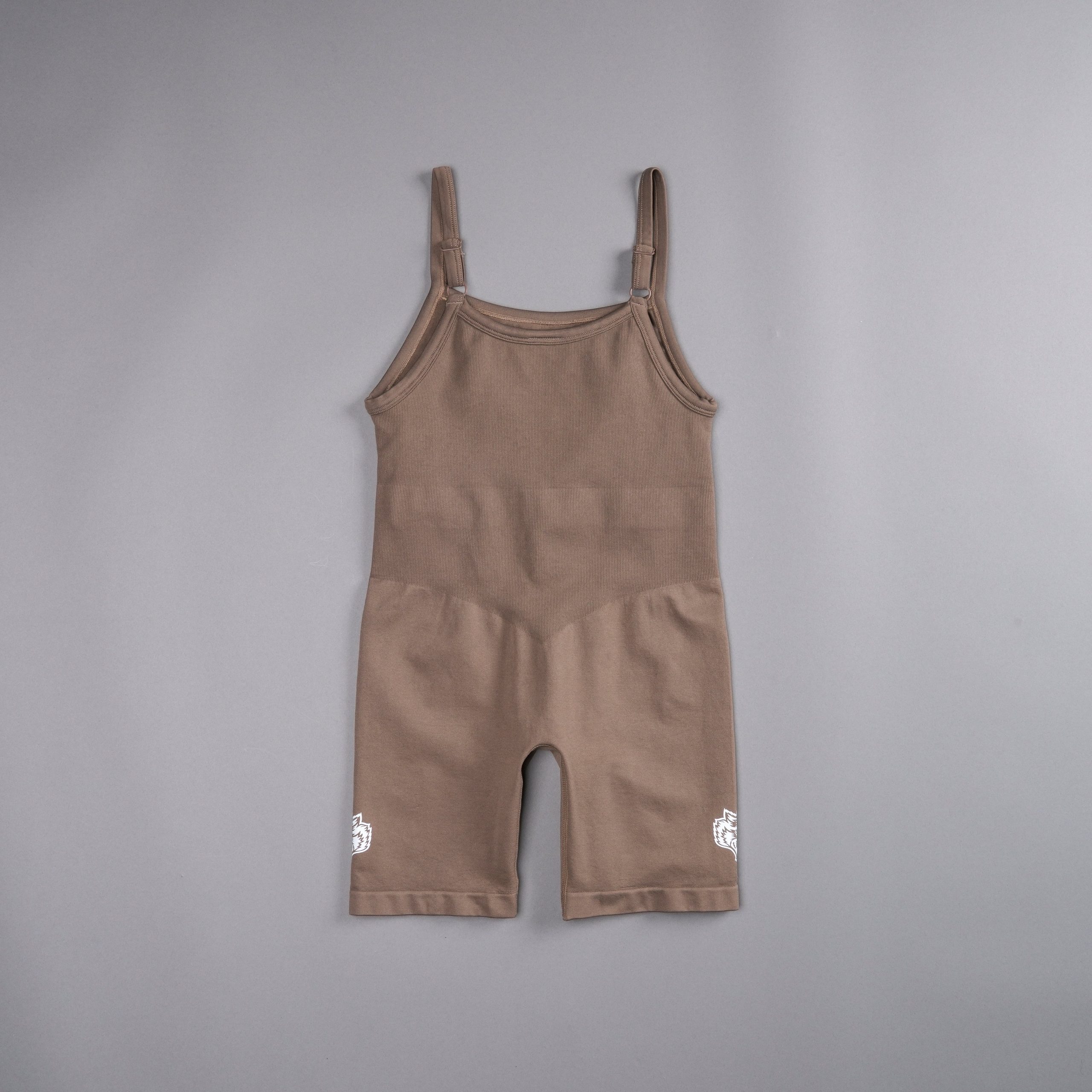 Western Wolves Sonya Seamless Bodysuit in Mojave Brown - Image 4
