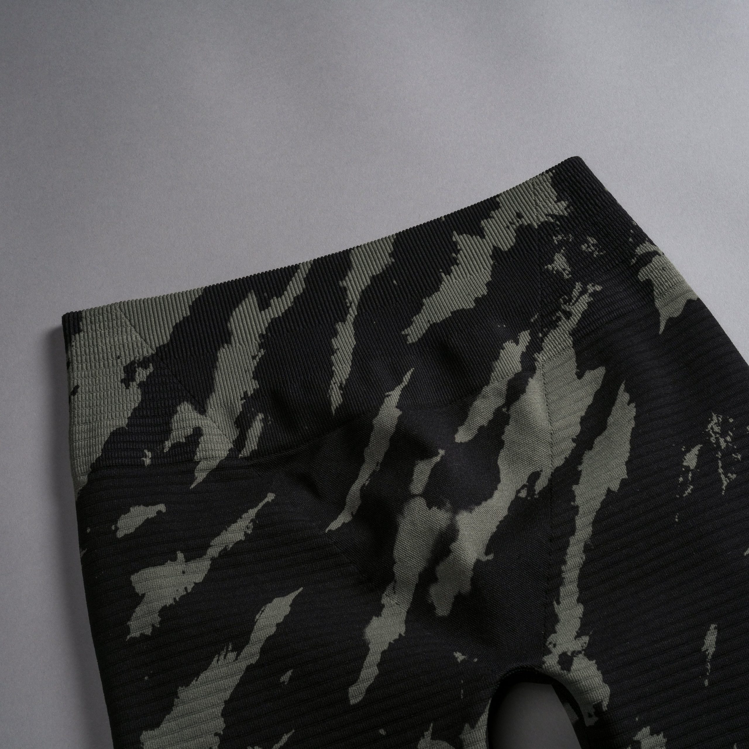 Wolves Forever Everson Seamless Valencourt Shorts in Pine Green/Black Native Camo - Image 9