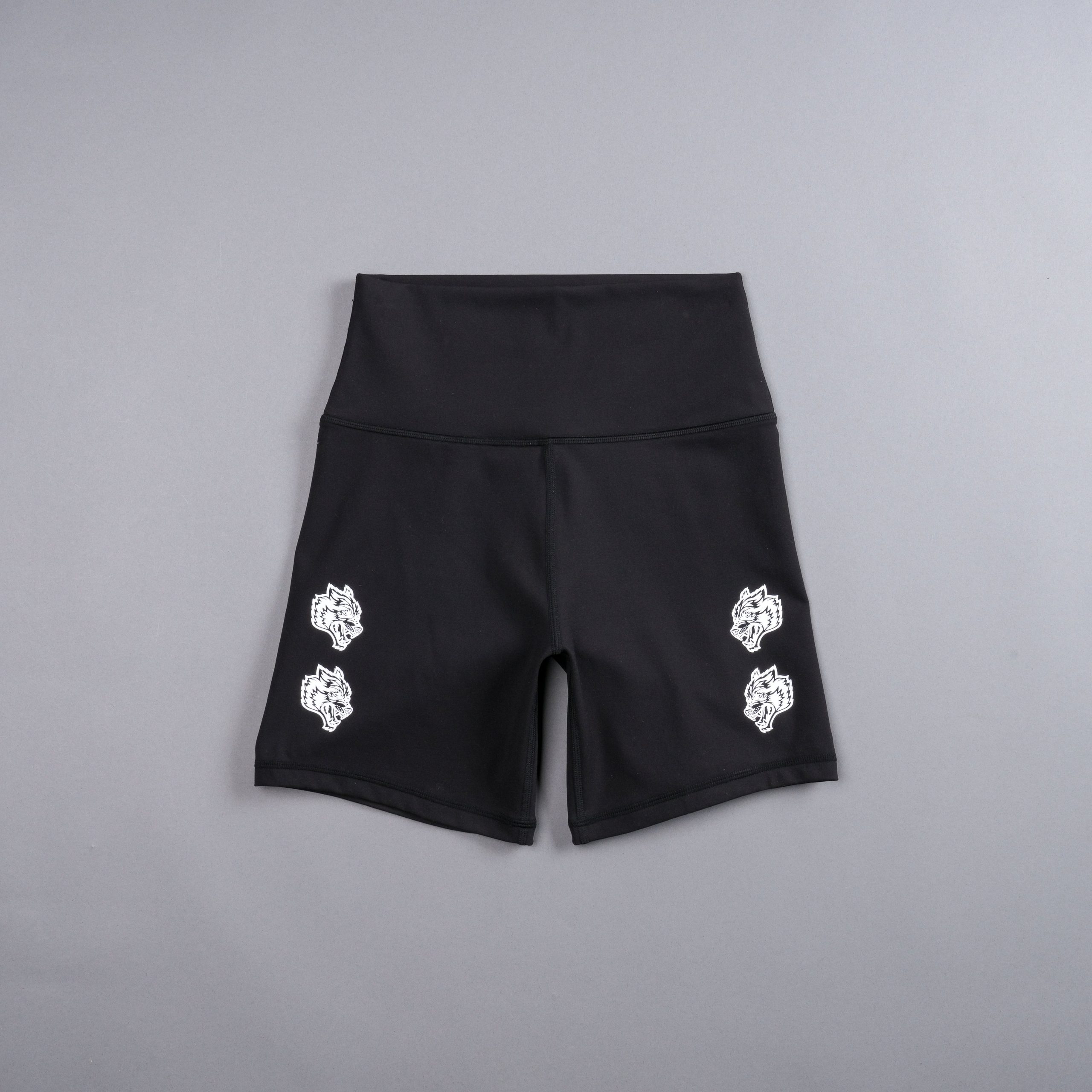 Quad Wolf Energy Training Shorts in Black - Image 3