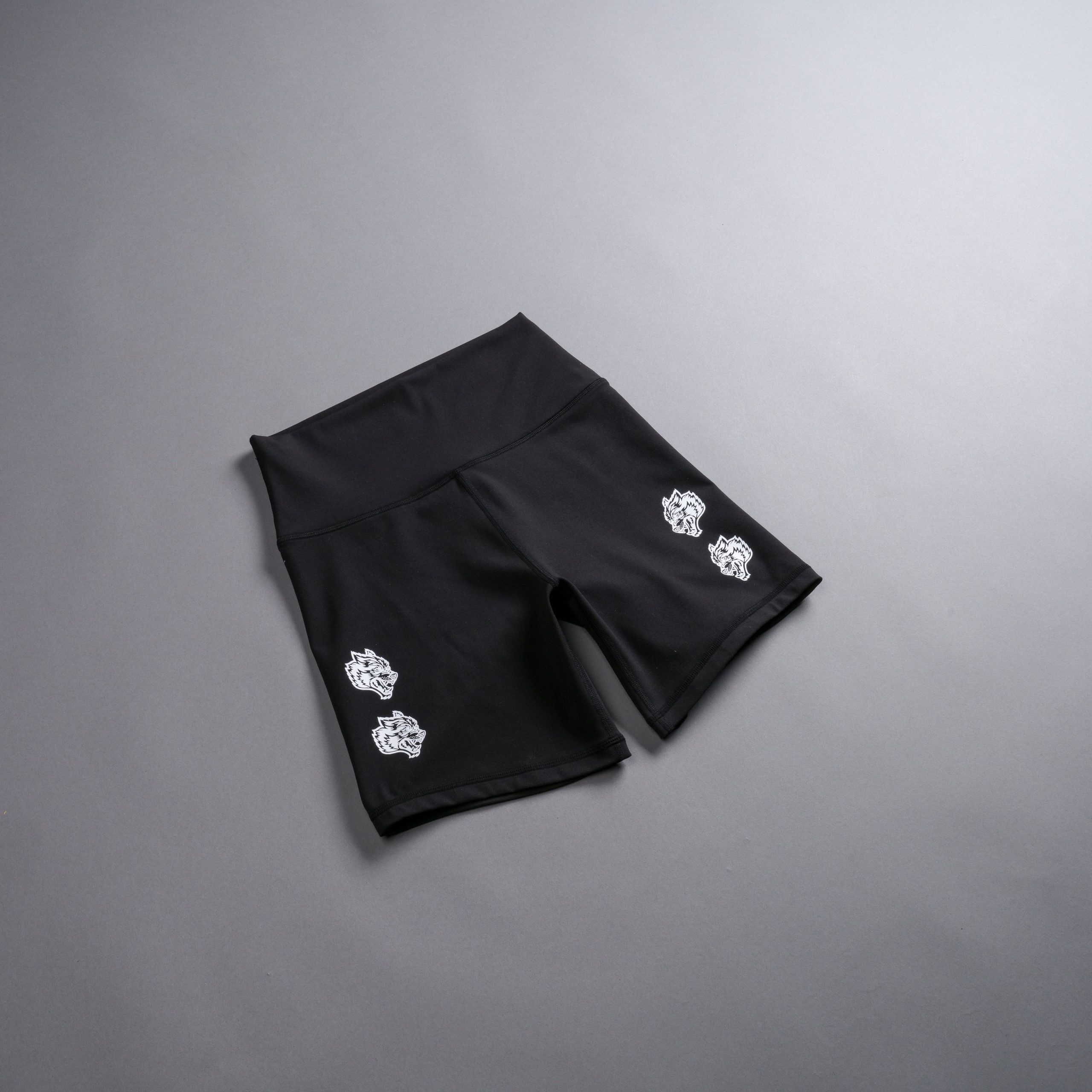 Quad Wolf Energy Training Shorts in Black - Image 8