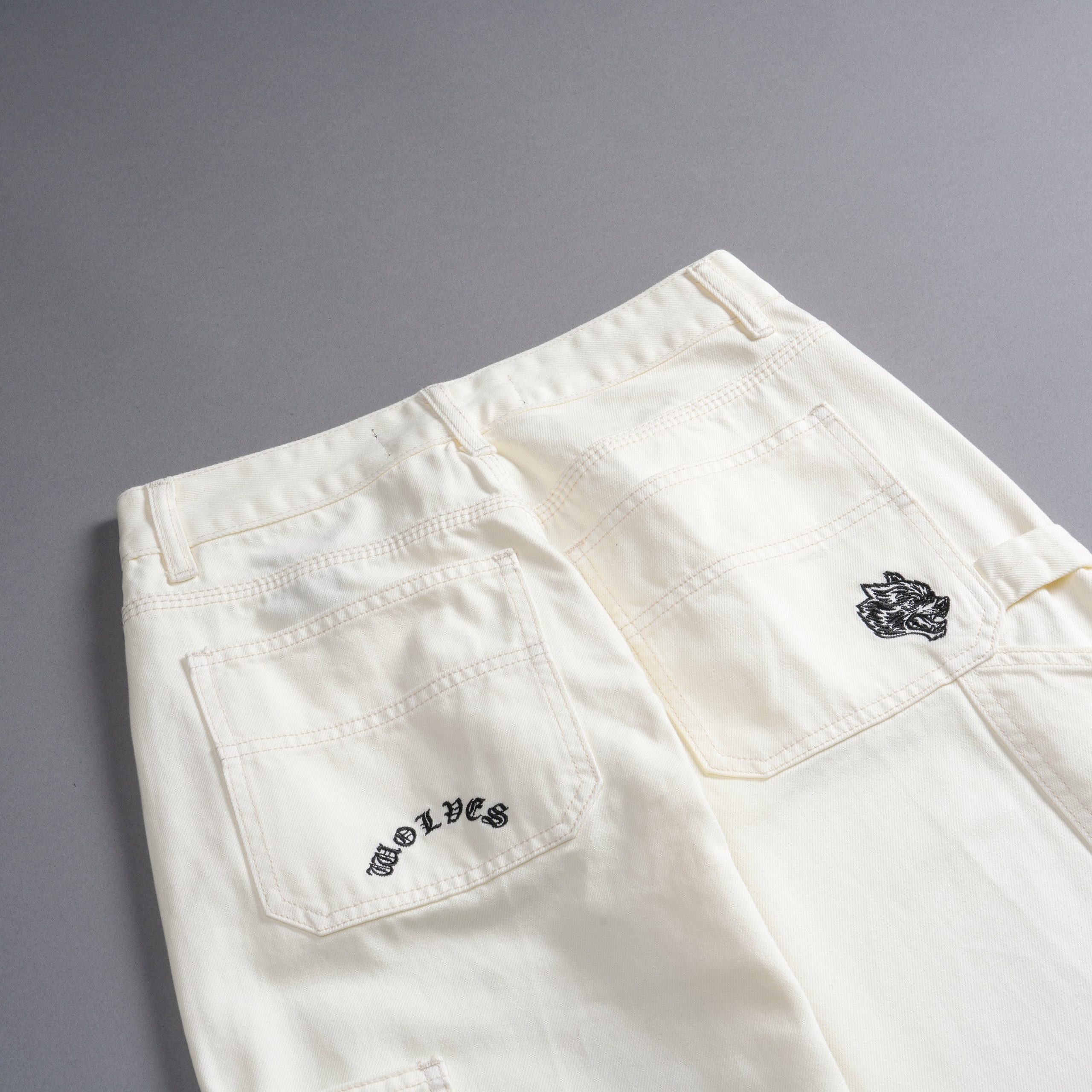 Chopper Lira Denim She Carpenter Pants in Cream - Image 9
