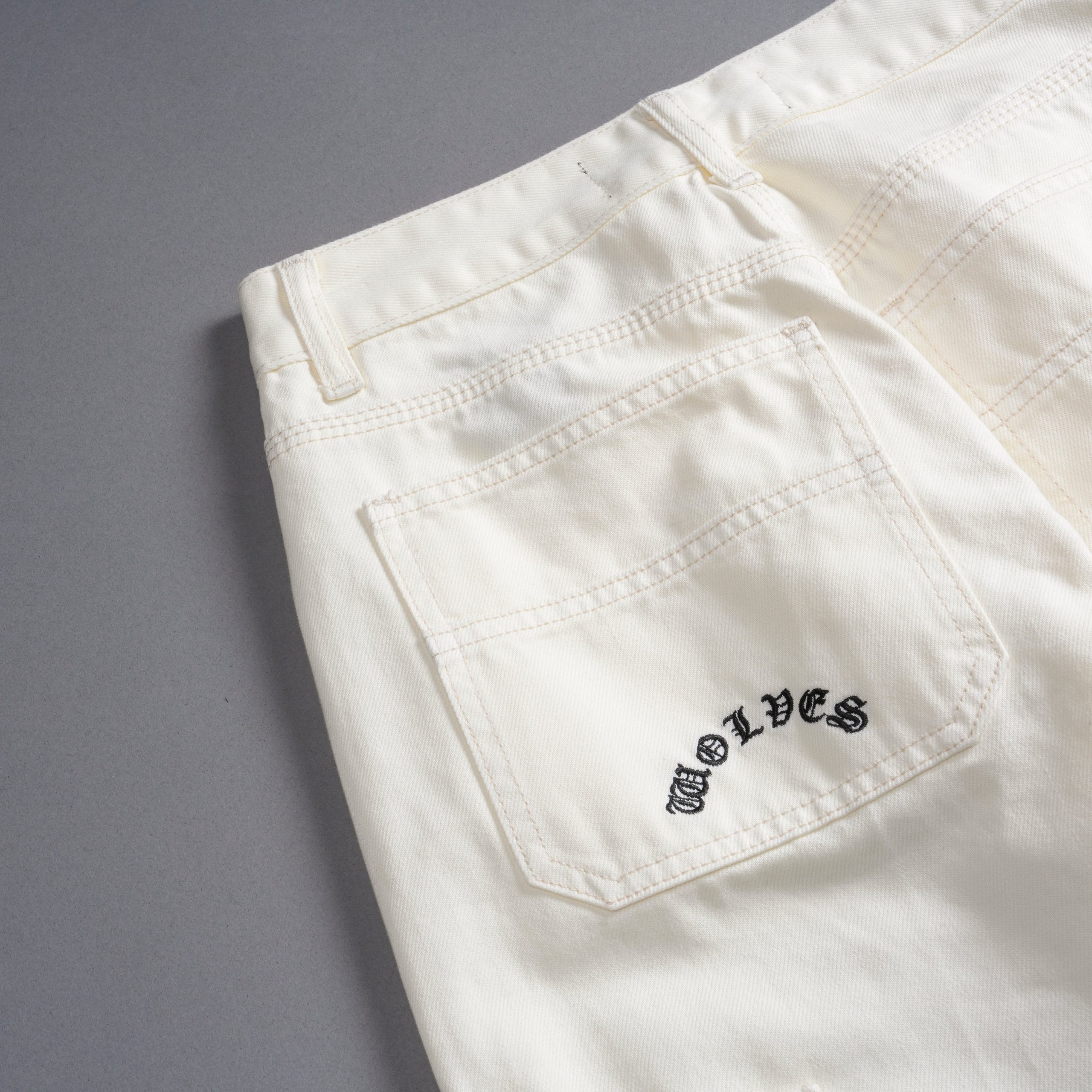 Chopper Lira Denim She Carpenter Pants in Cream - Image 10
