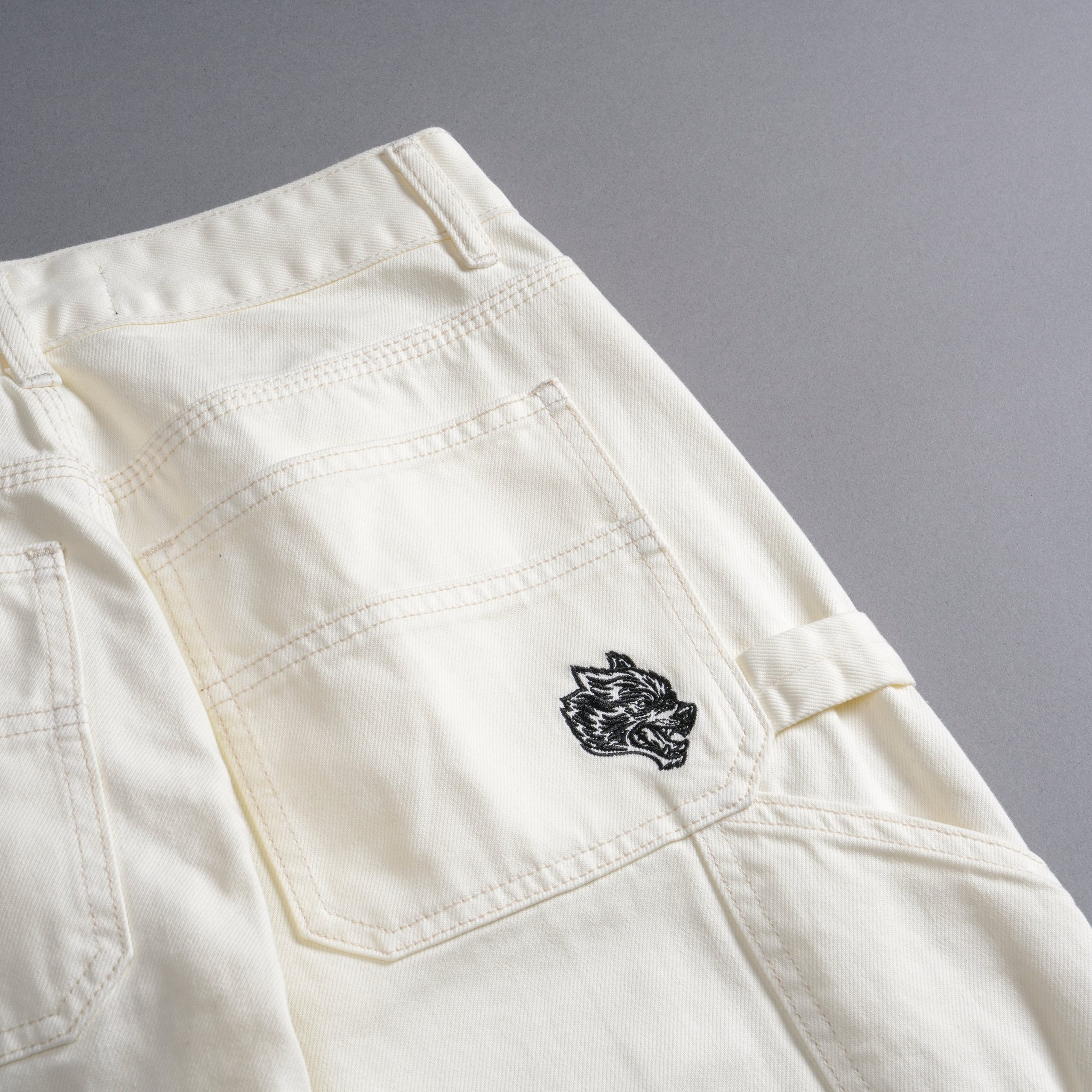 Chopper Lira Denim She Carpenter Pants in Cream - Image 11