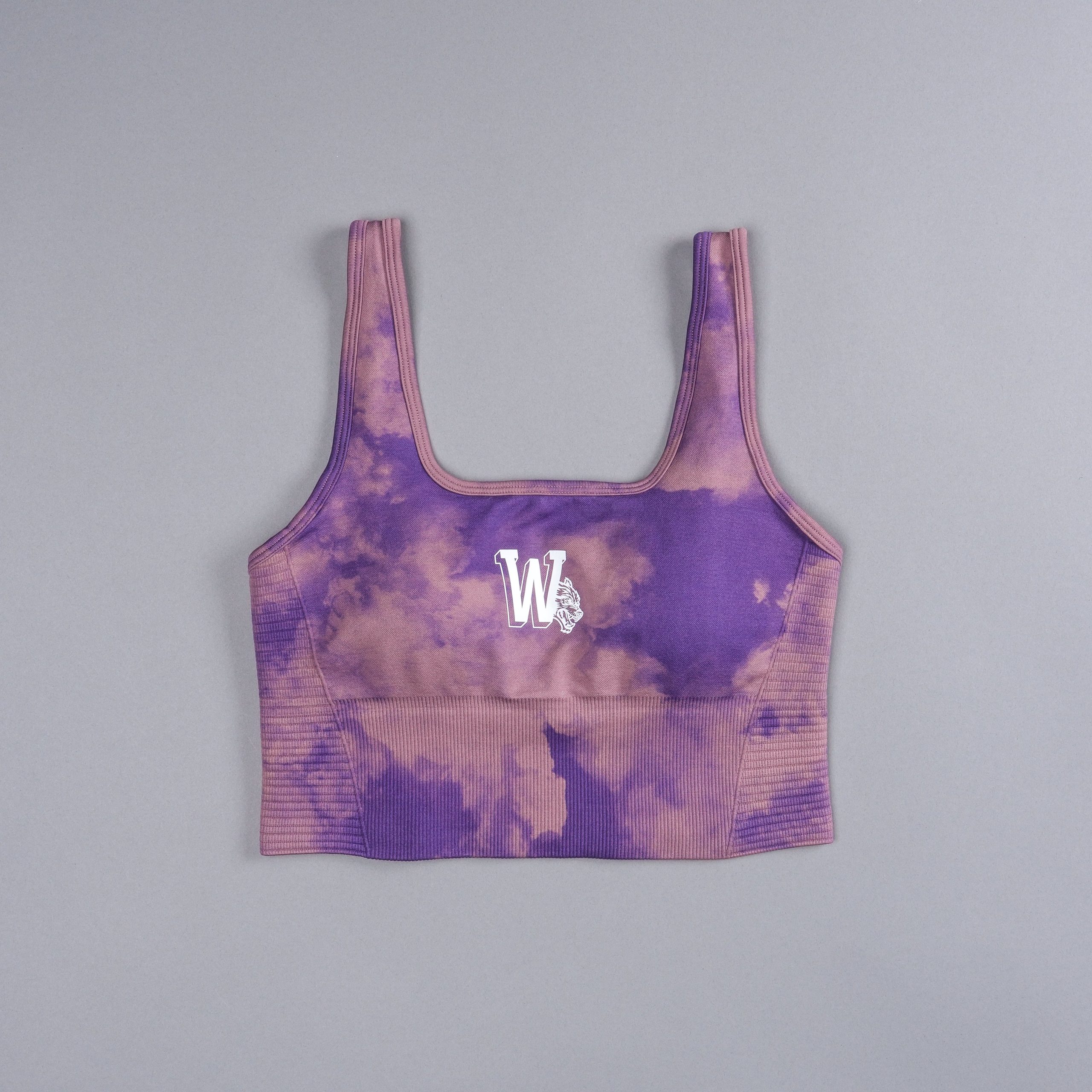 Our Stamp Everson Seamless Valencourt Bra in Purple Sky - Image 3