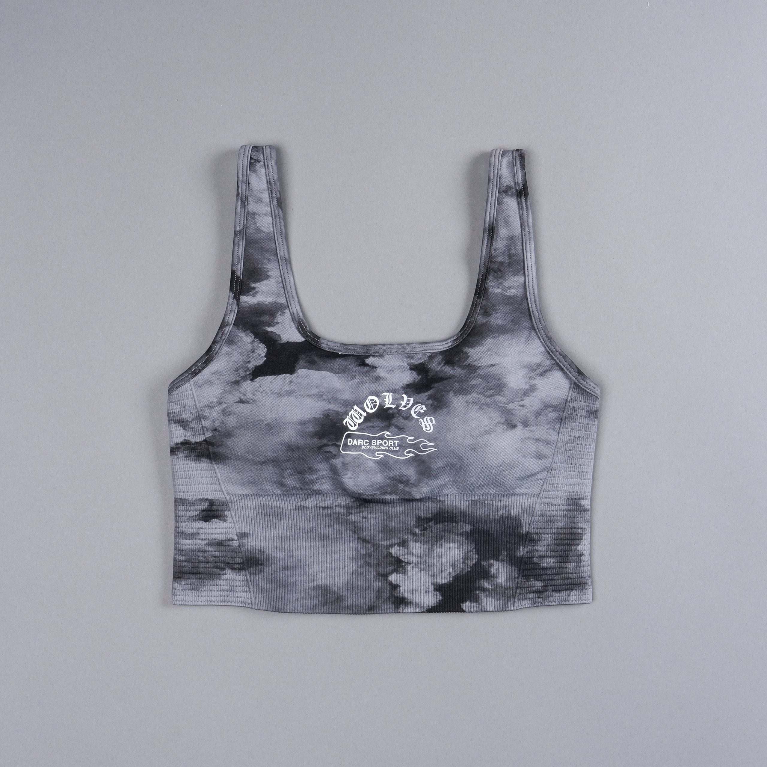 Riders Everson Seamless Valencourt Bra in Black Ghost Clouds - Image 3