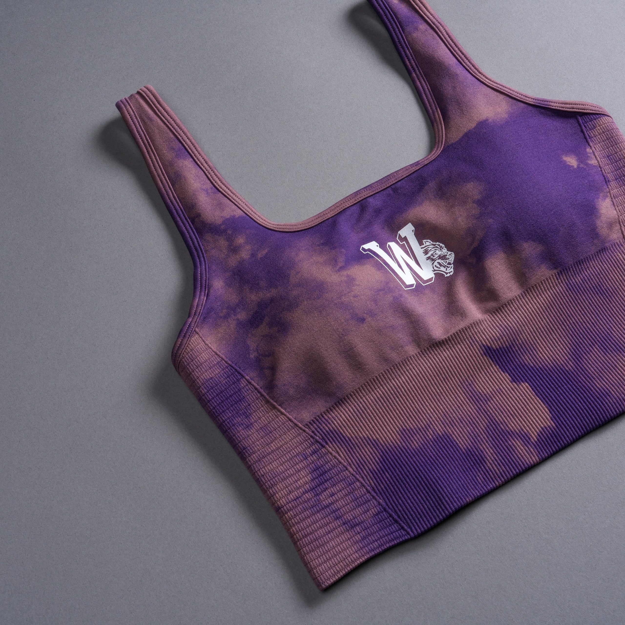 Our Stamp Everson Seamless Valencourt Bra in Purple Sky - Image 8