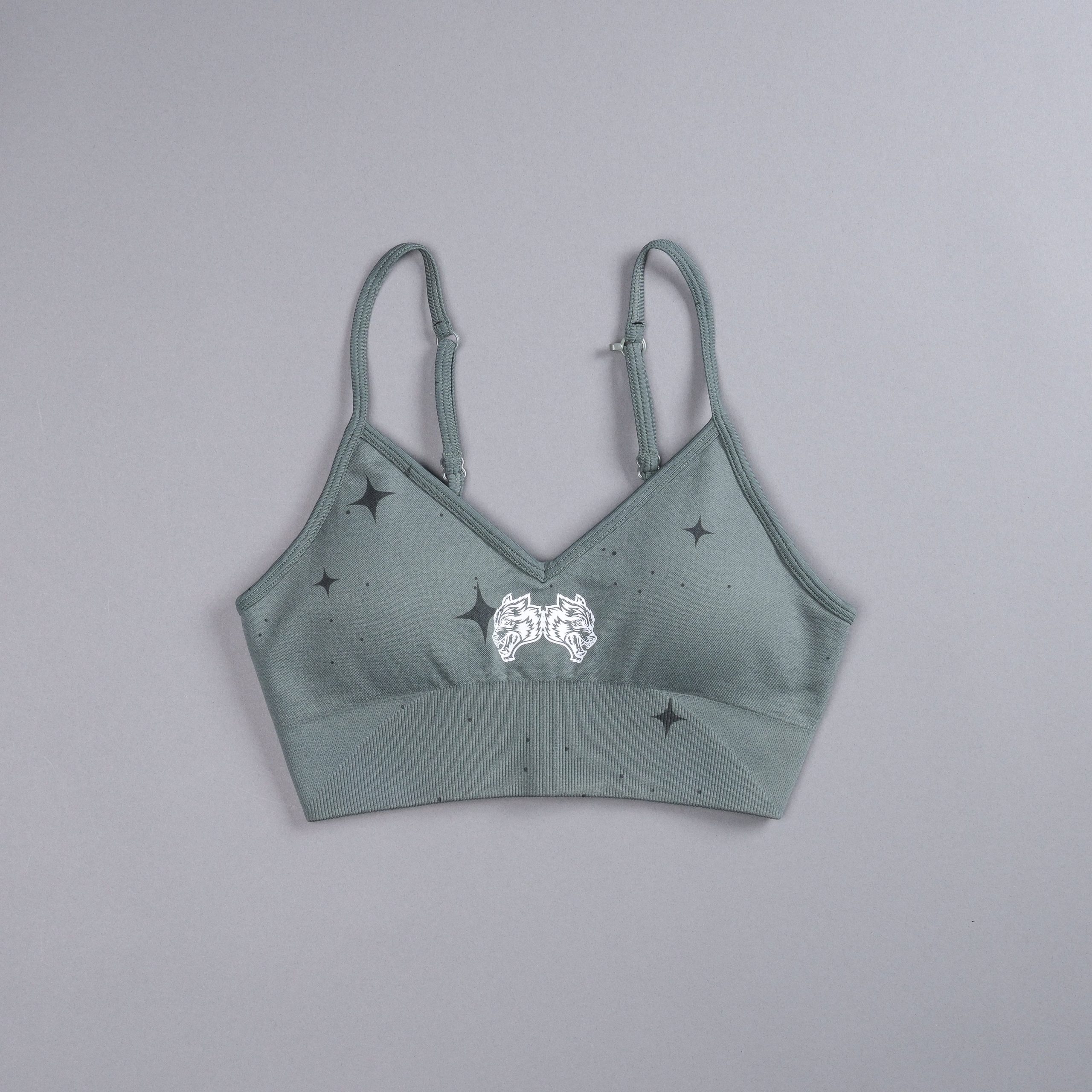 IYKYK Everson Seamless Sports Bra in Greek Stone Starry Night - Image 3