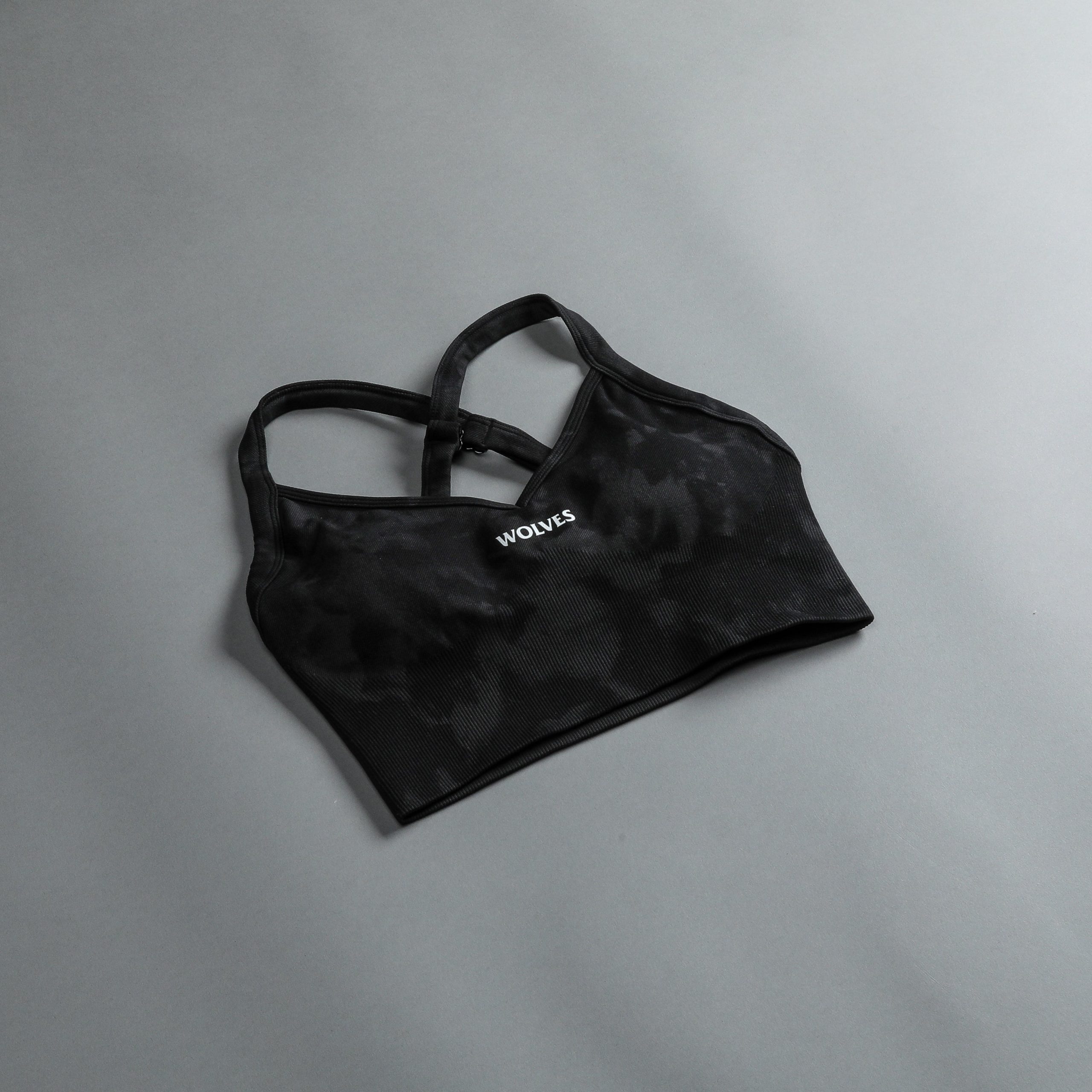 Hardcore Everson Seamless Sierra Bra in Tonal Black Jumbo Marble - Image 9