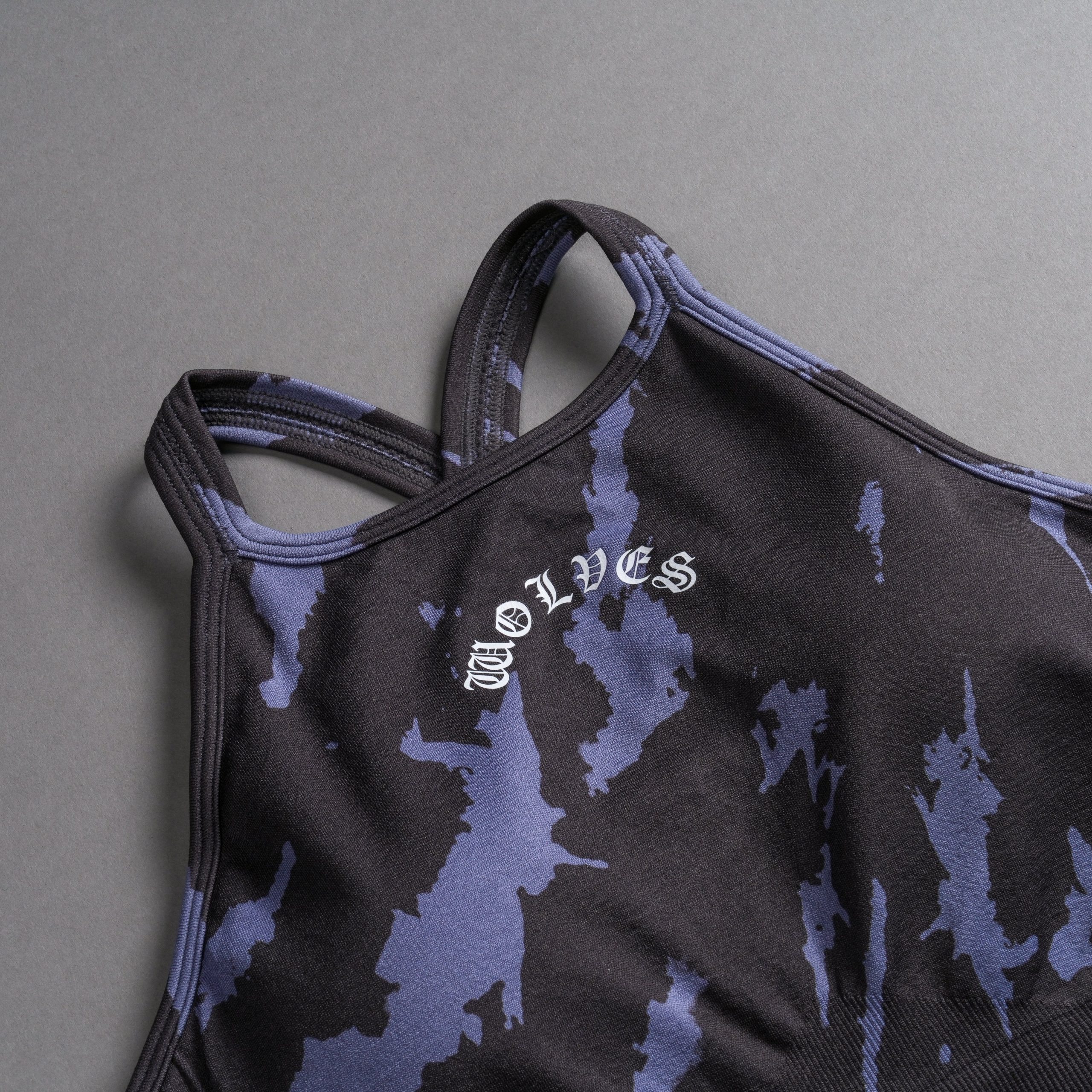 Chopper Everson Seamless High Neck Bra in Purple Stone Native Camo - Image 8
