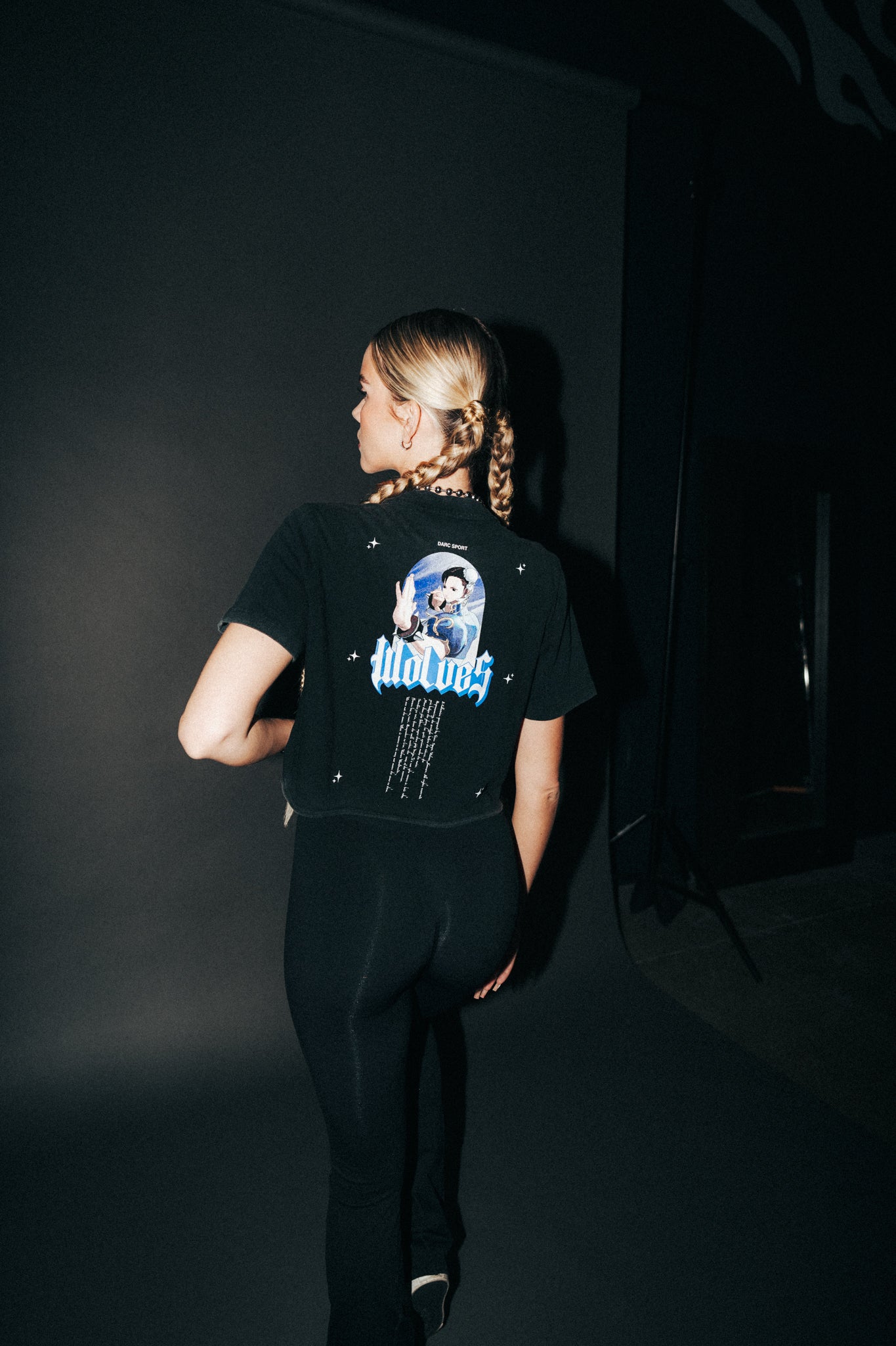 Kikoken Forever Premium (Cropped) Tee in Black