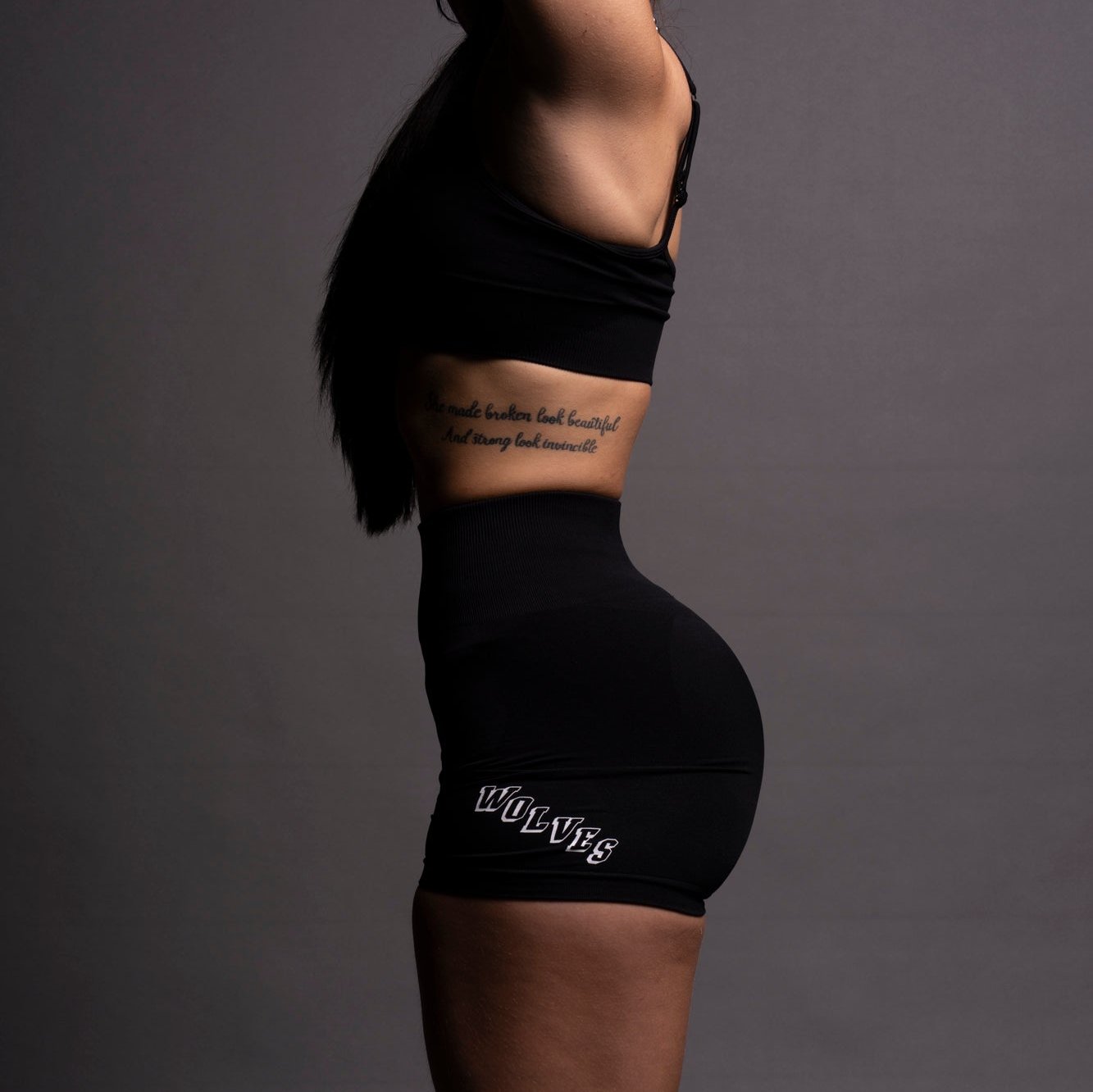 Journey Everson Seamless Training Shorts in Black - Image 10